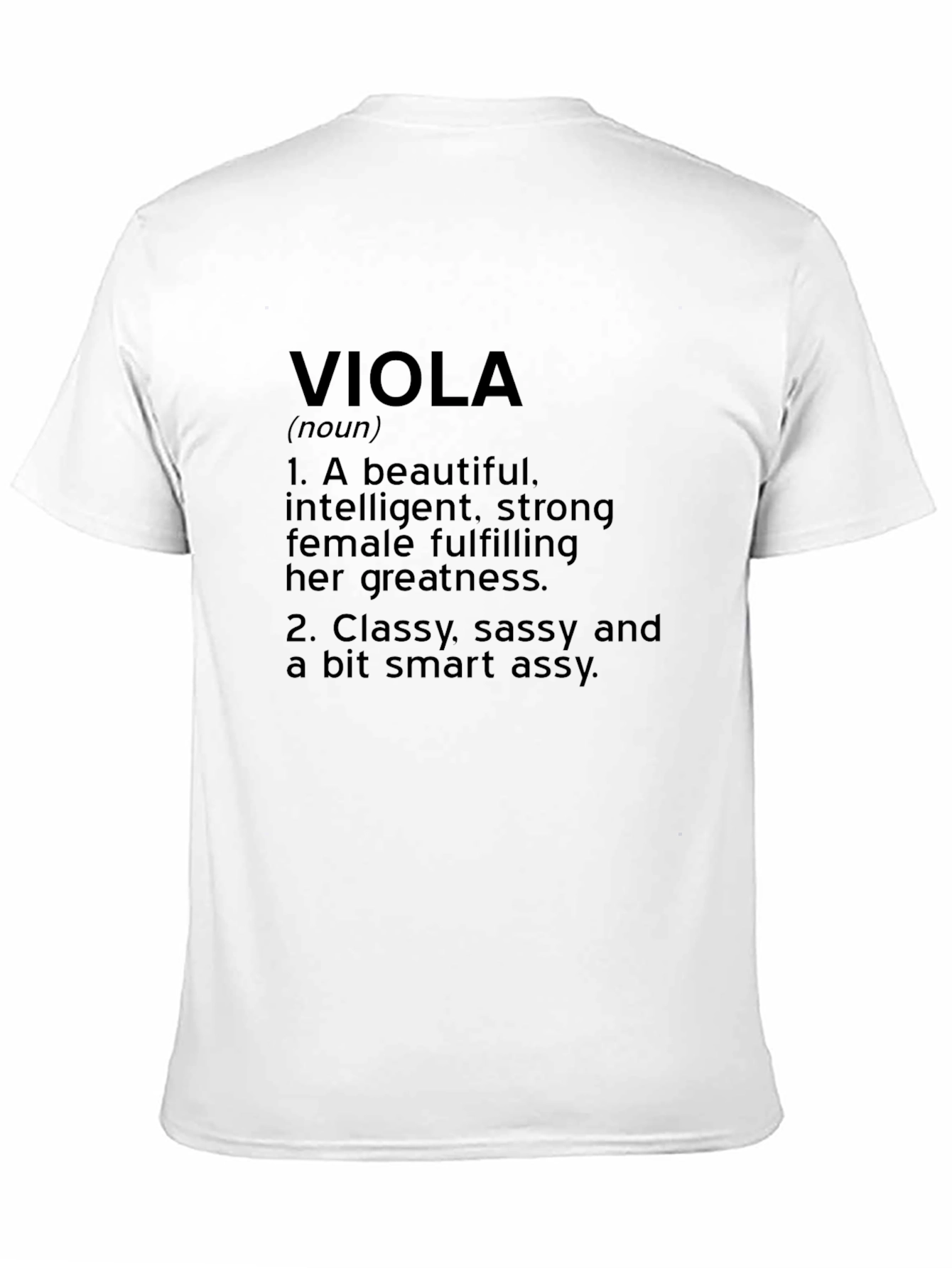 Viola Definition T-Shirt - Classy Sassy Smart Apparel