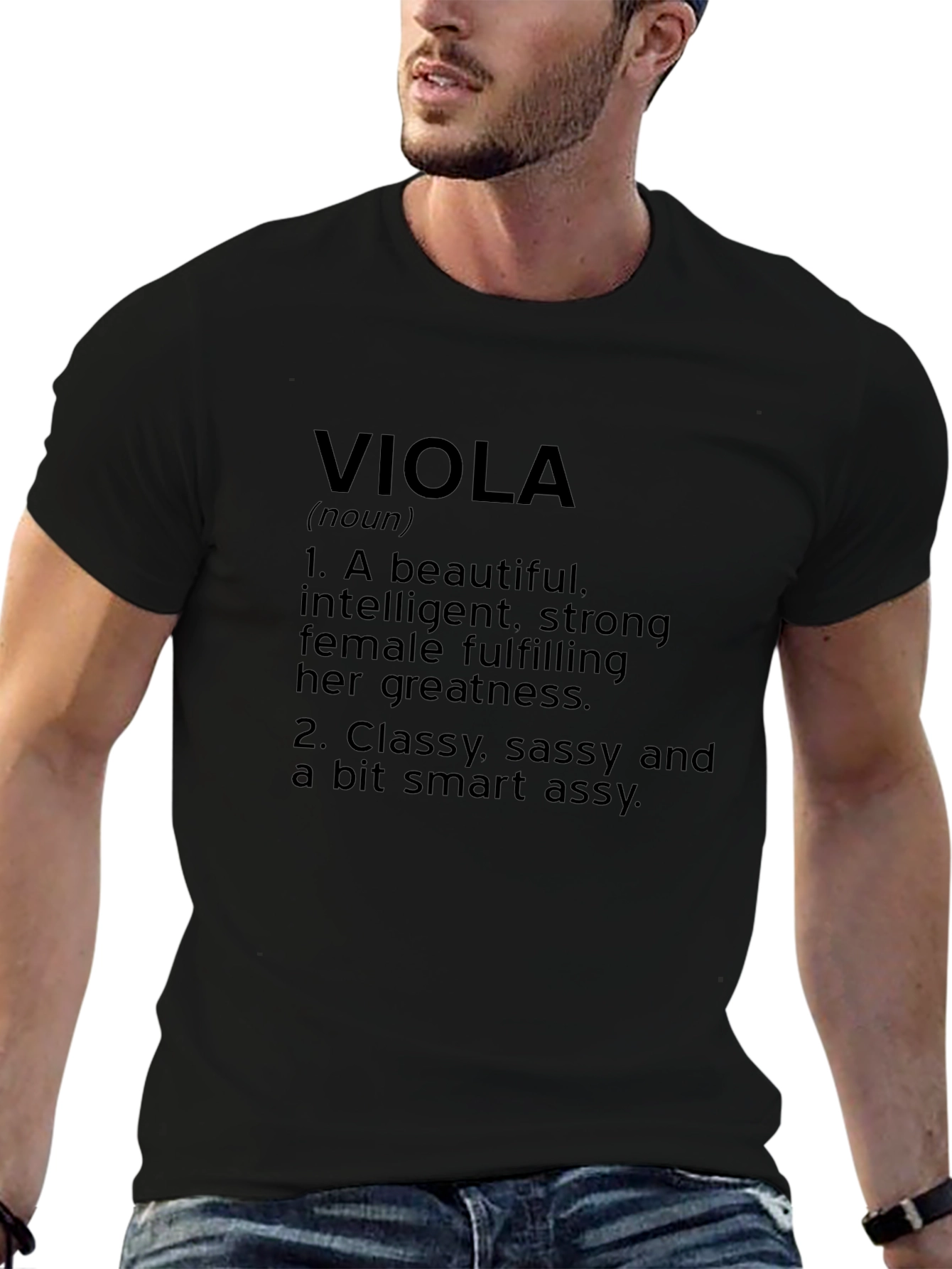 Viola Definition T-Shirt - Classy Sassy Smart Apparel