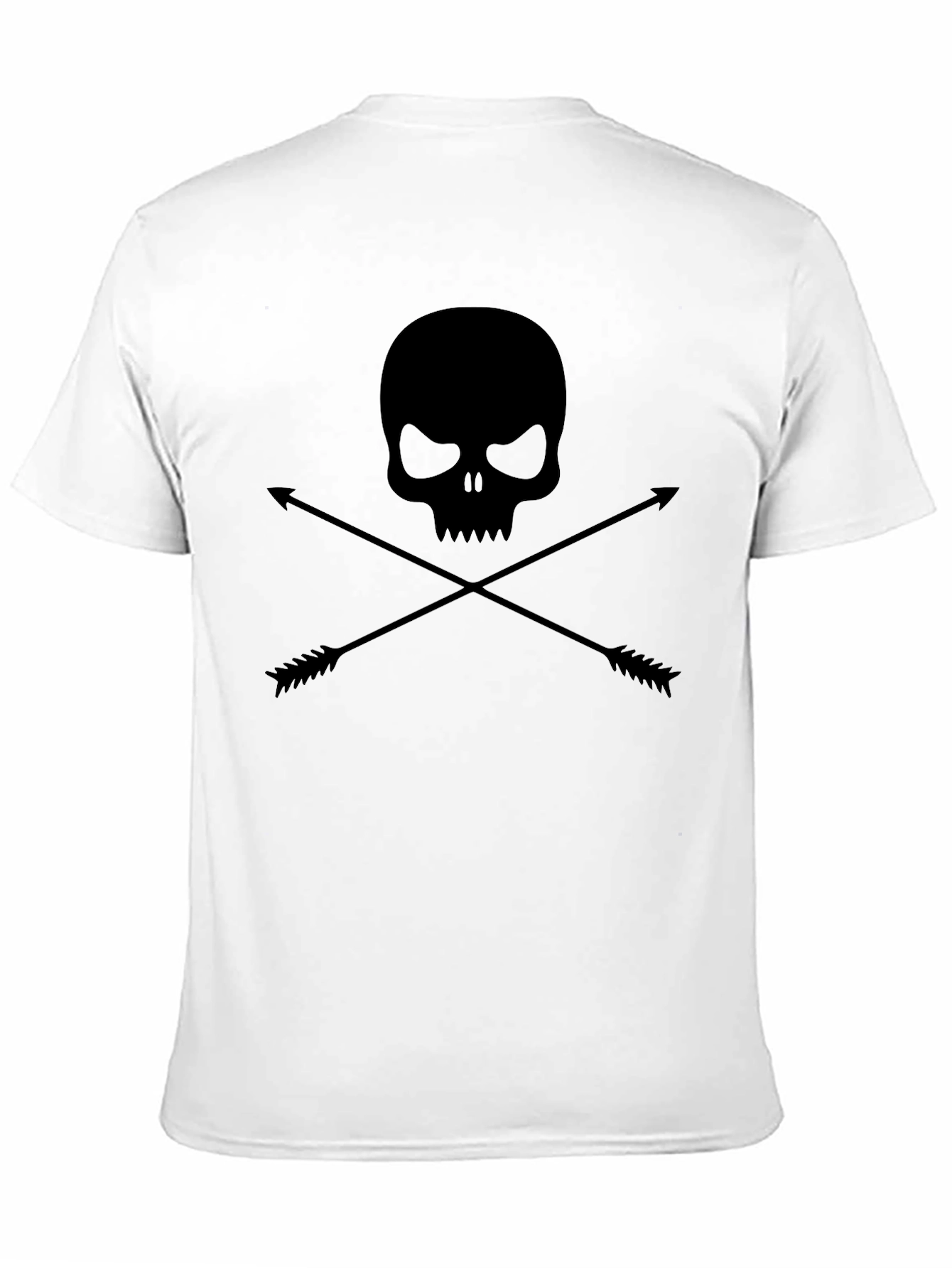 Skull & Arrows Graphic Tee - Mens Black T-Shirt