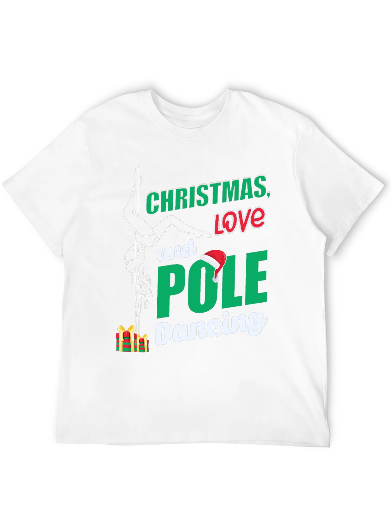 Christmas Love Pole Dancing T-Shirt