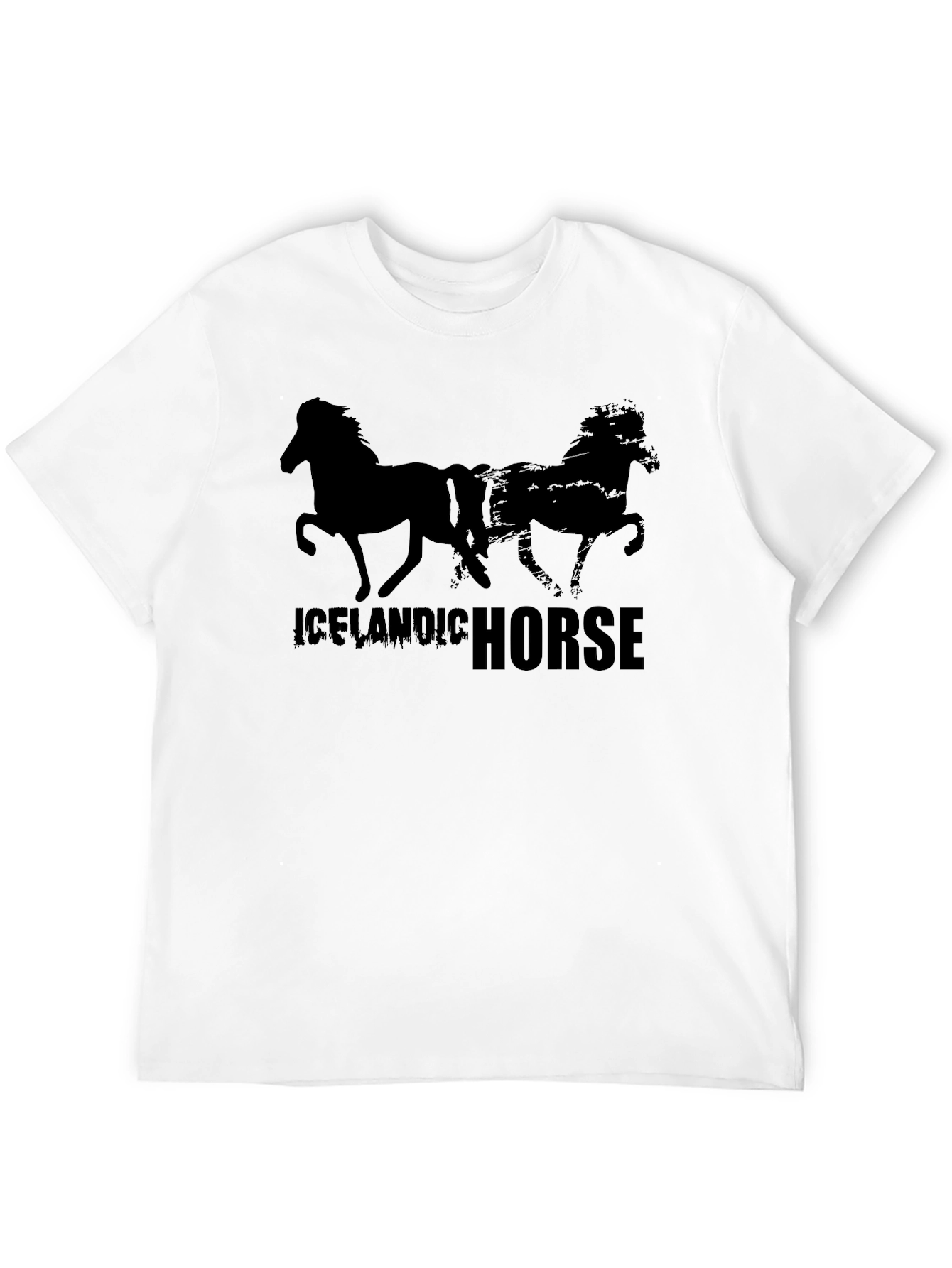 Icelandic Horse Black T-Shirt