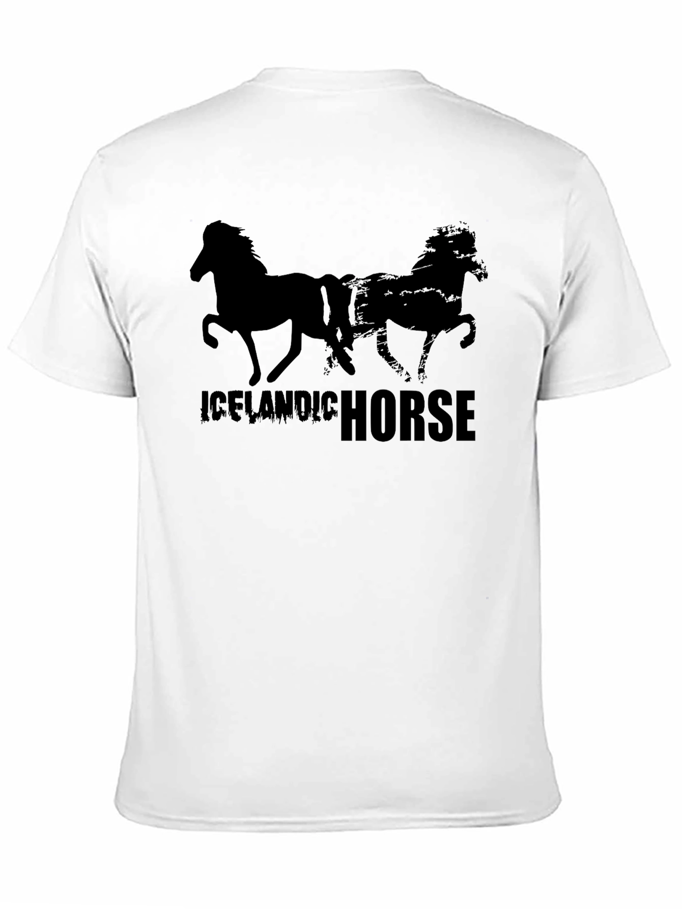 Icelandic Horse Black T-Shirt