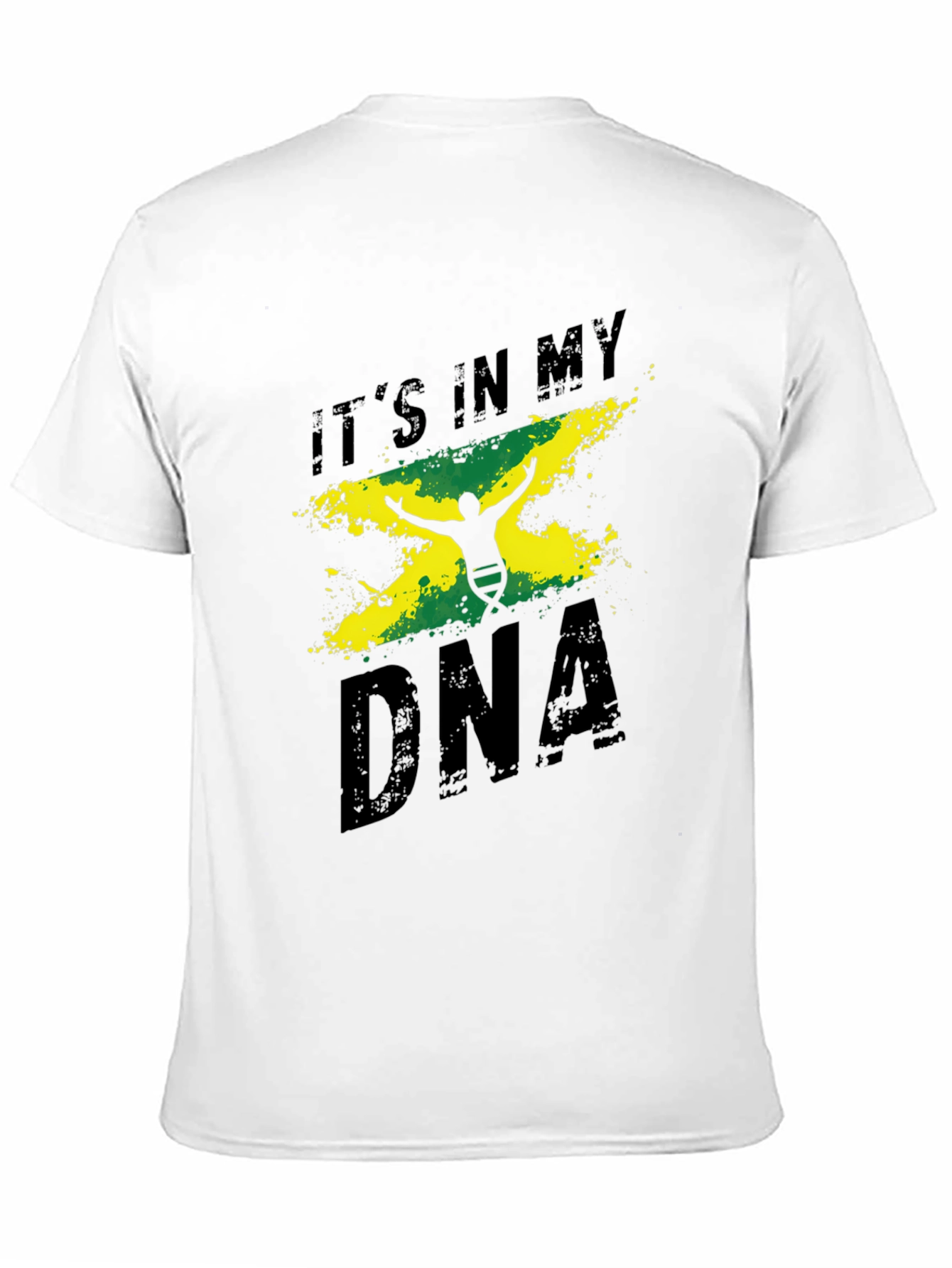 Jamaica DNA Mens Black Graphic Tee Shirt