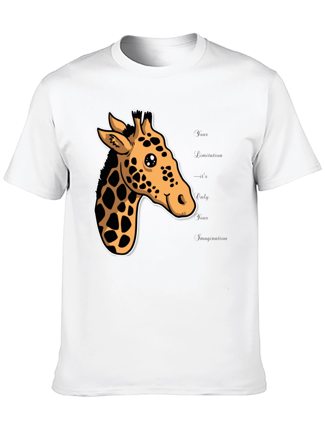 Giraffe Graphic Tee - Stylish & Fun
