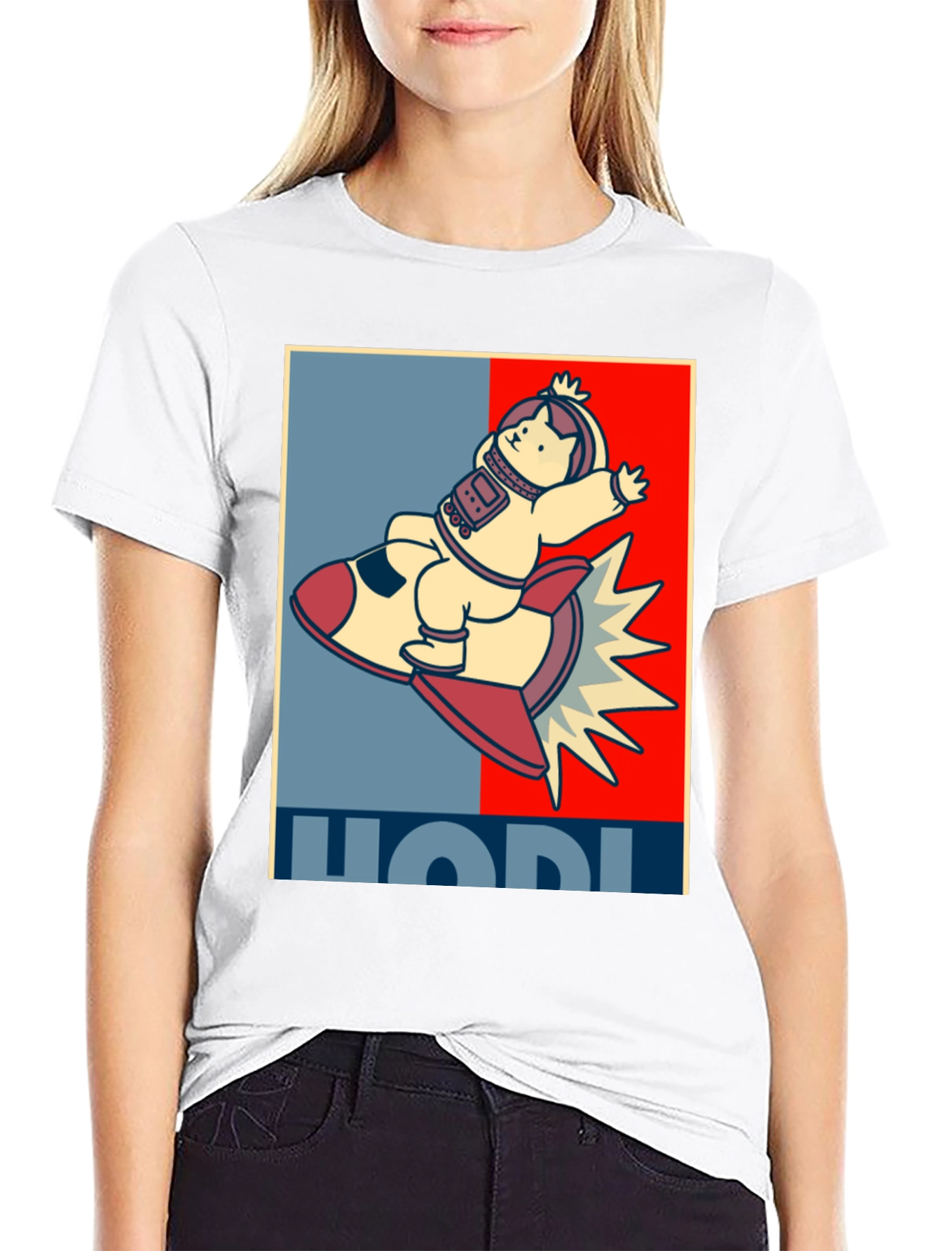 HODL Cat Astronaut T-Shirt