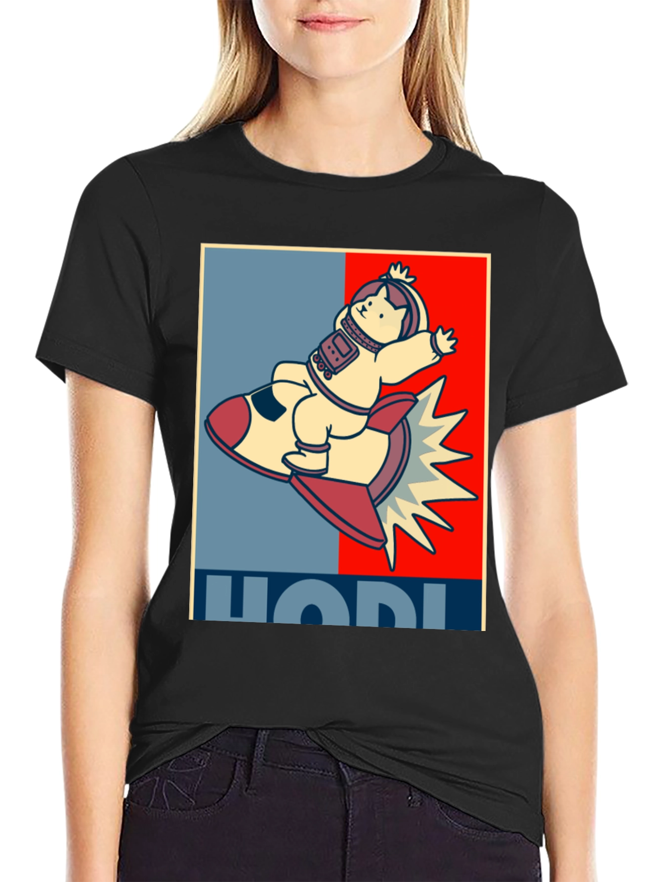 HODL Cat Astronaut T-Shirt