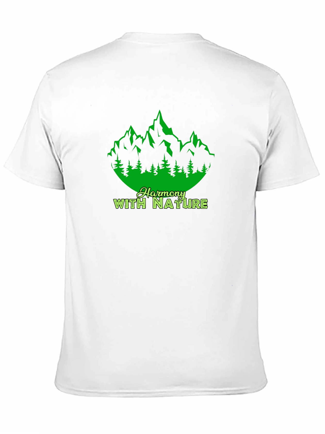 Harmony With Nature Graphic Tee - Black