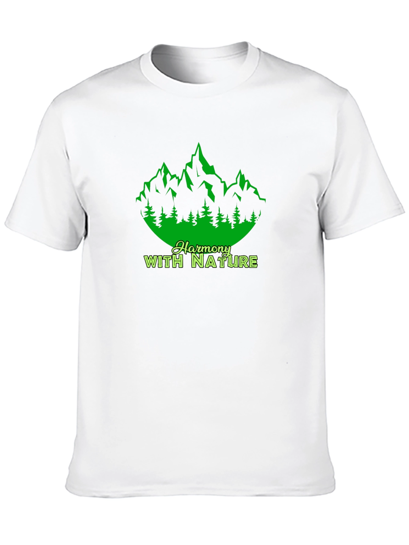 Harmony With Nature Graphic Tee - Black