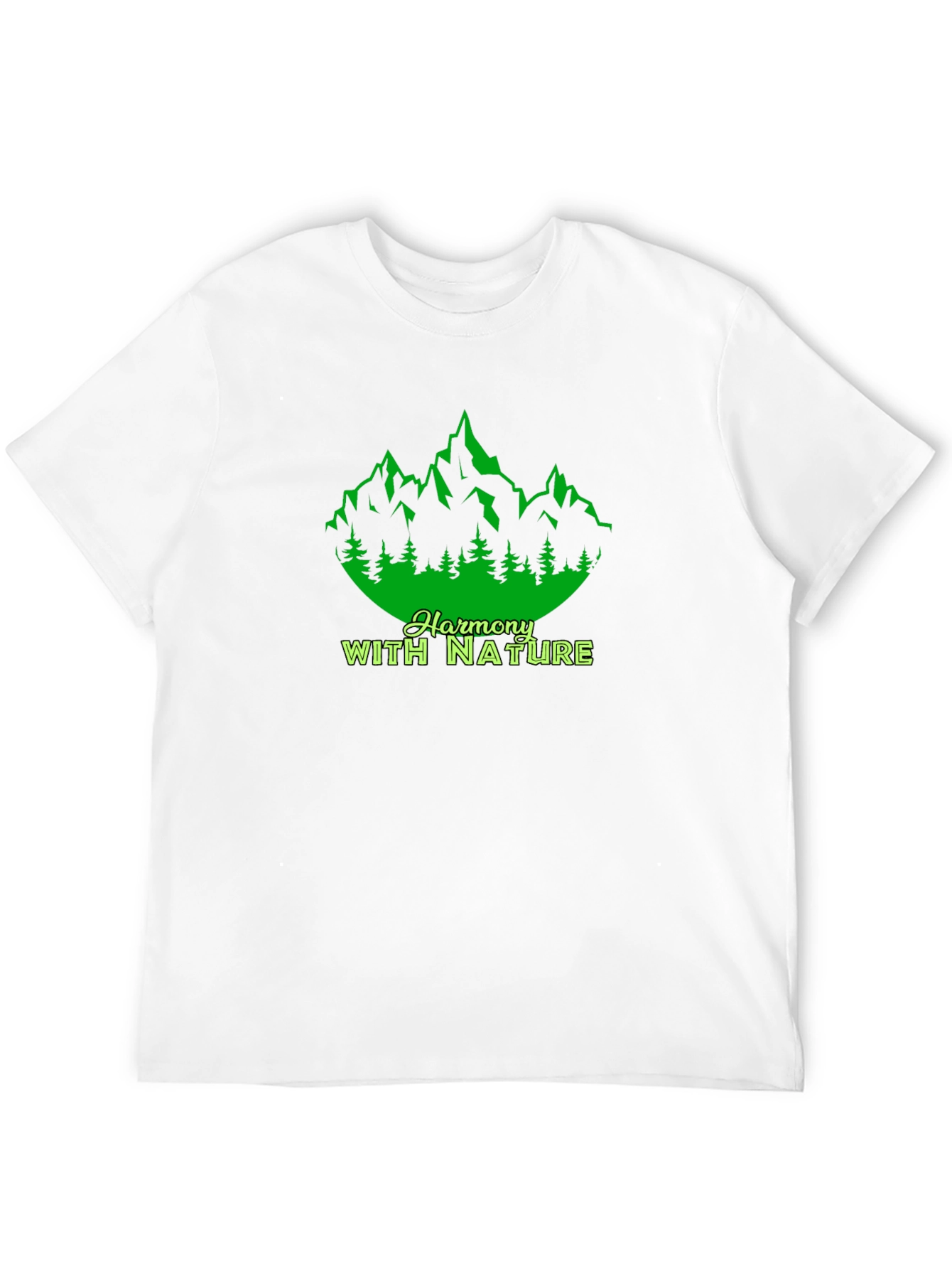 Harmony With Nature Graphic Tee - Black