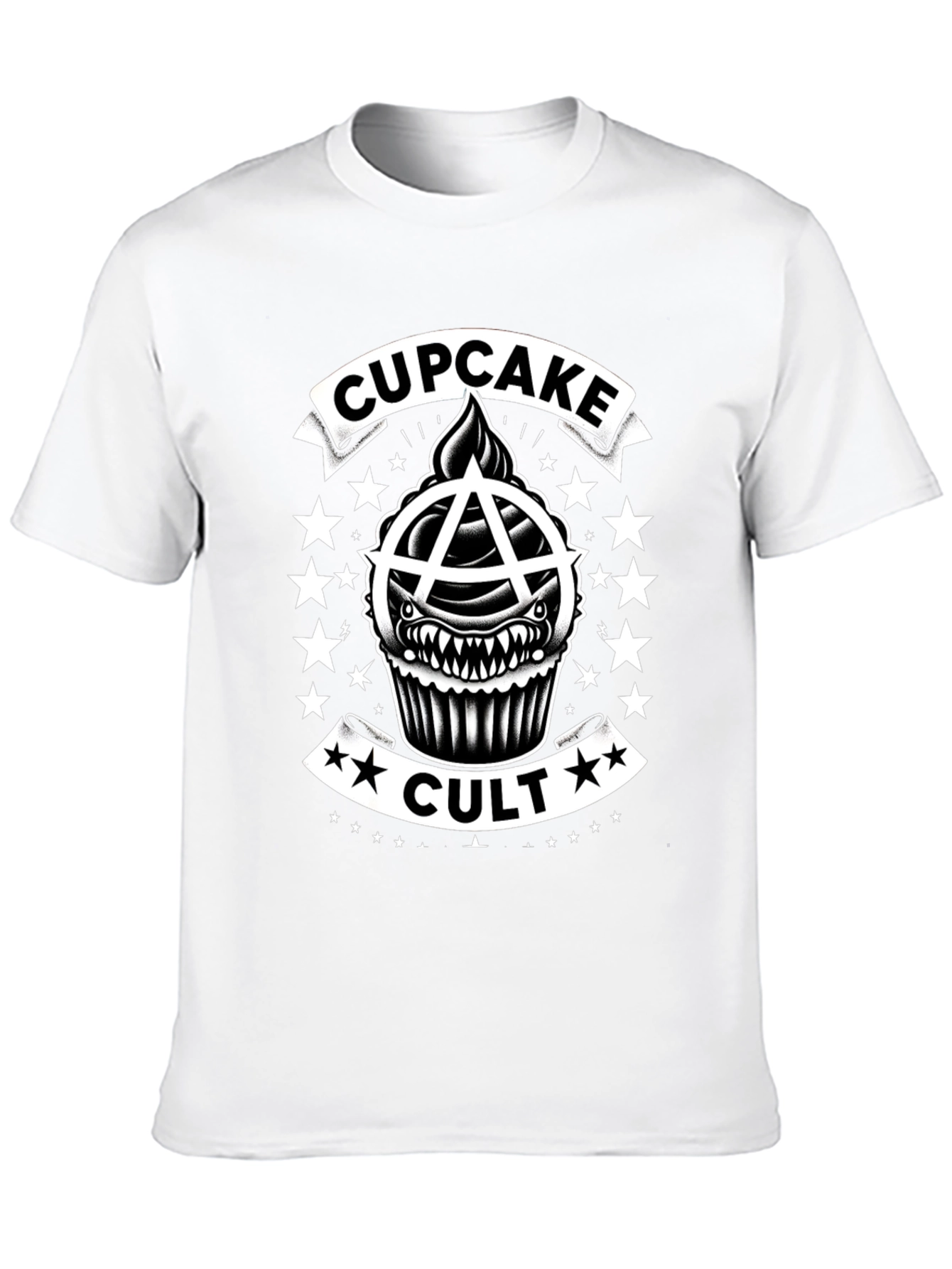 Cupcake Cult T-Shirt Anarchy Black Cotton Tee