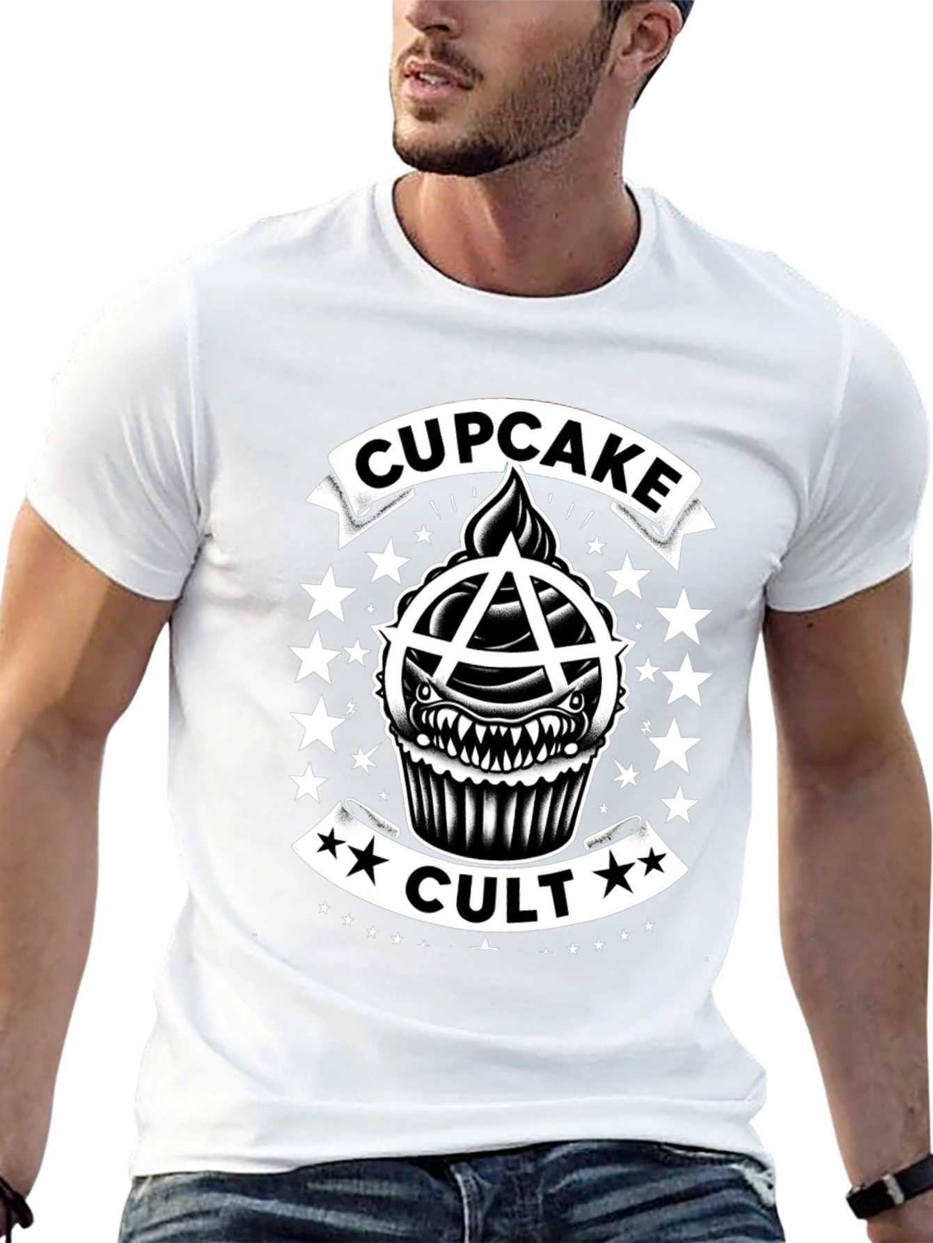 Cupcake Cult T-Shirt Anarchy Black Cotton Tee
