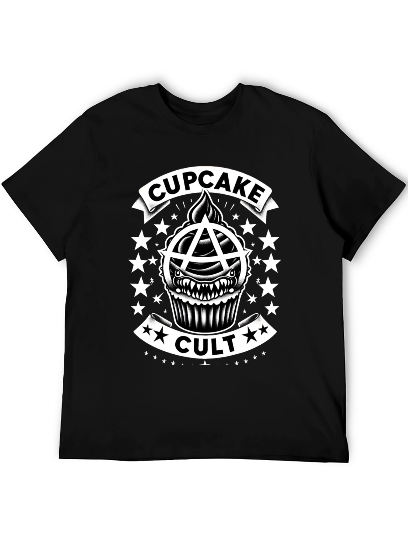 Cupcake Cult T-Shirt Anarchy Black Cotton Tee