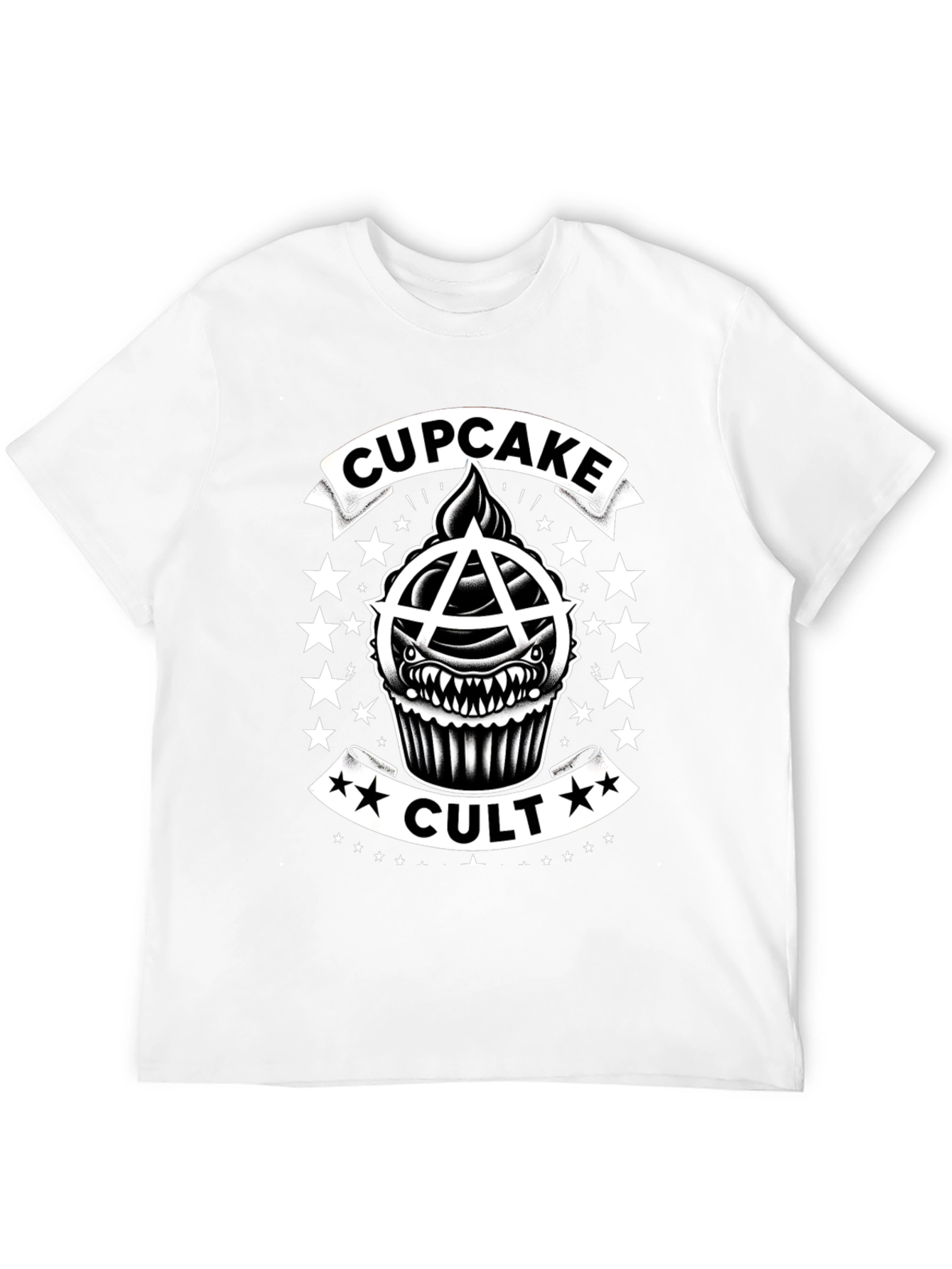 Cupcake Cult T-Shirt Anarchy Black Cotton Tee