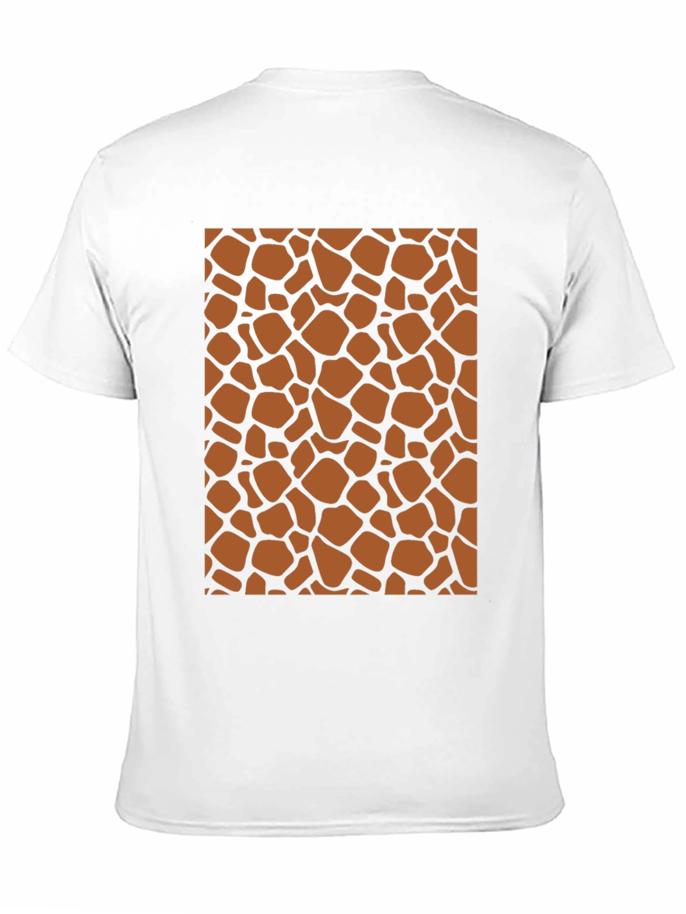 Giraffe Print Tee - Stylish Animal Pattern T-Shirt