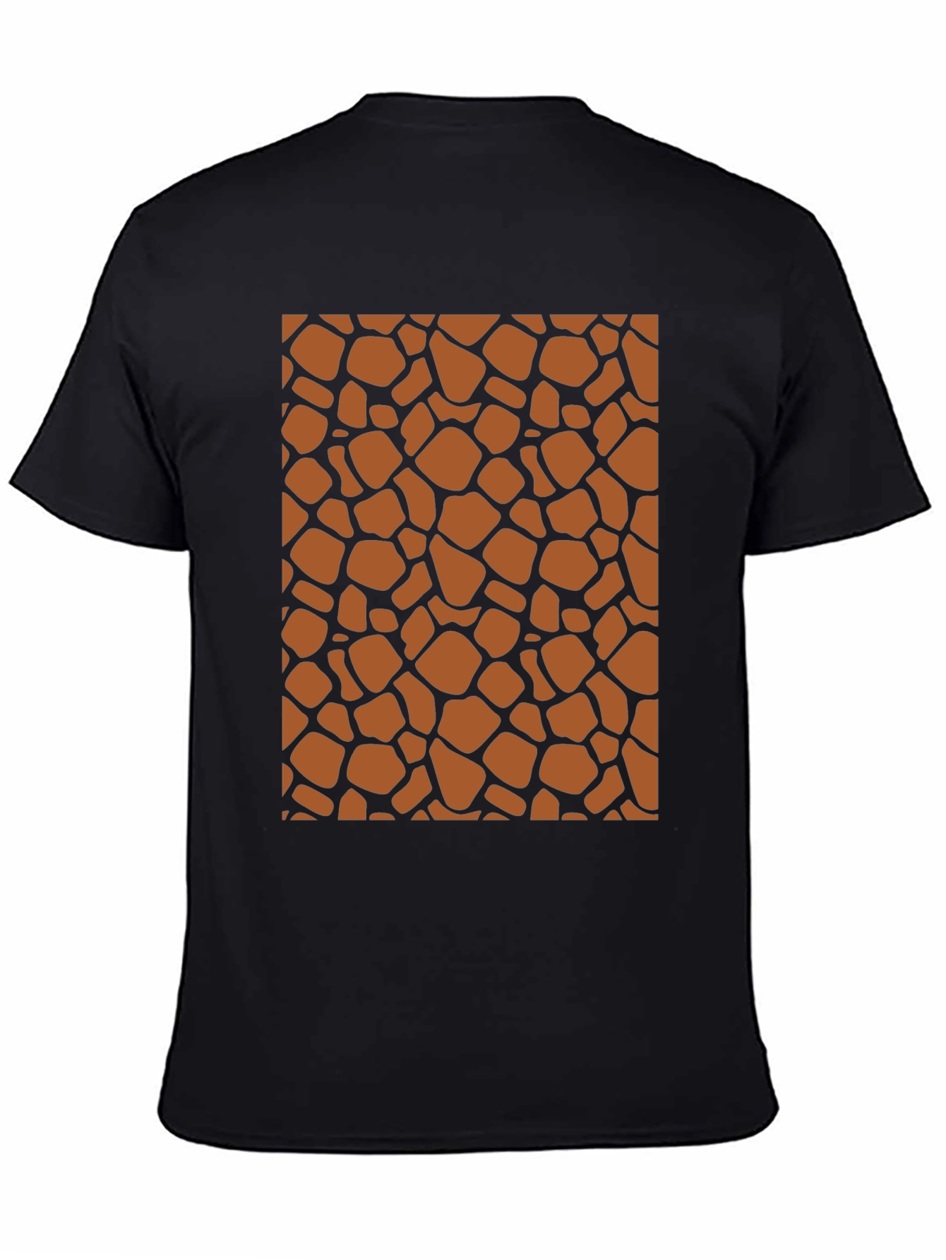 Giraffe Print Tee - Stylish Animal Pattern T-Shirt