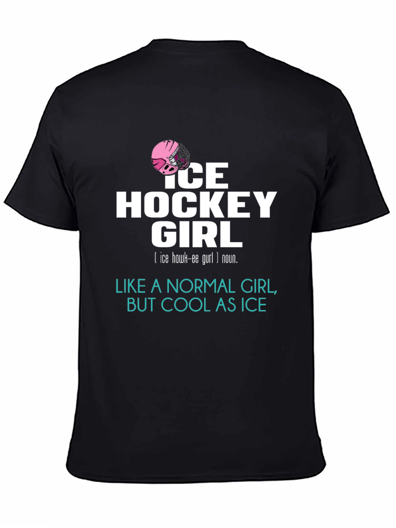 Ice Hockey Girl Tee - Cool & Unique Design