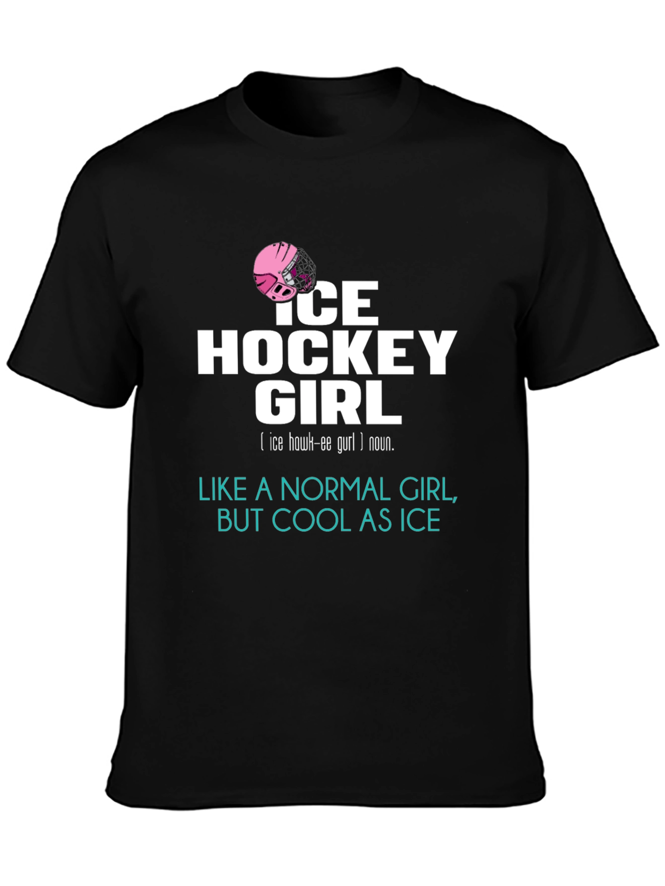 Ice Hockey Girl Tee - Cool & Unique Design