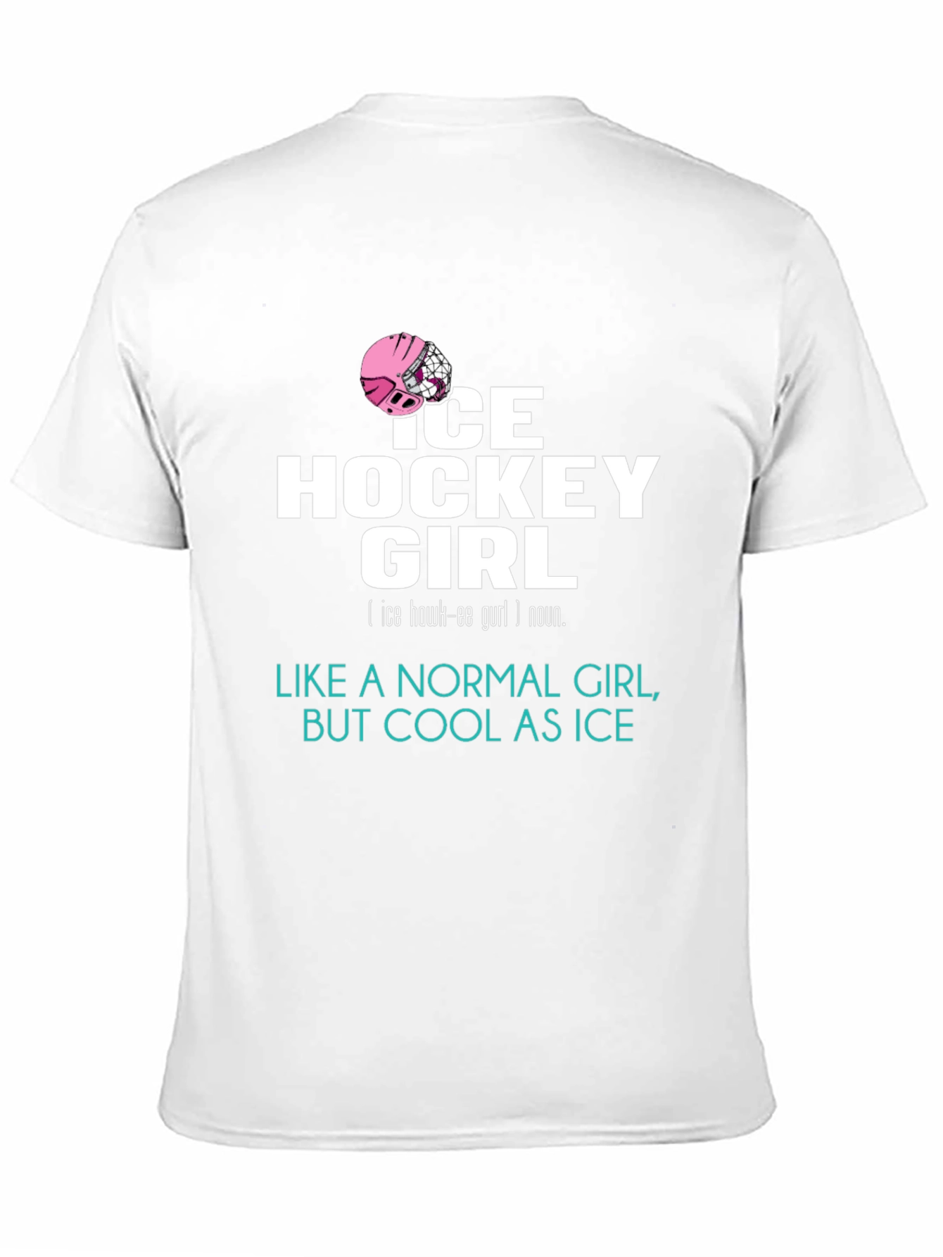 Ice Hockey Girl Tee - Cool & Unique Design