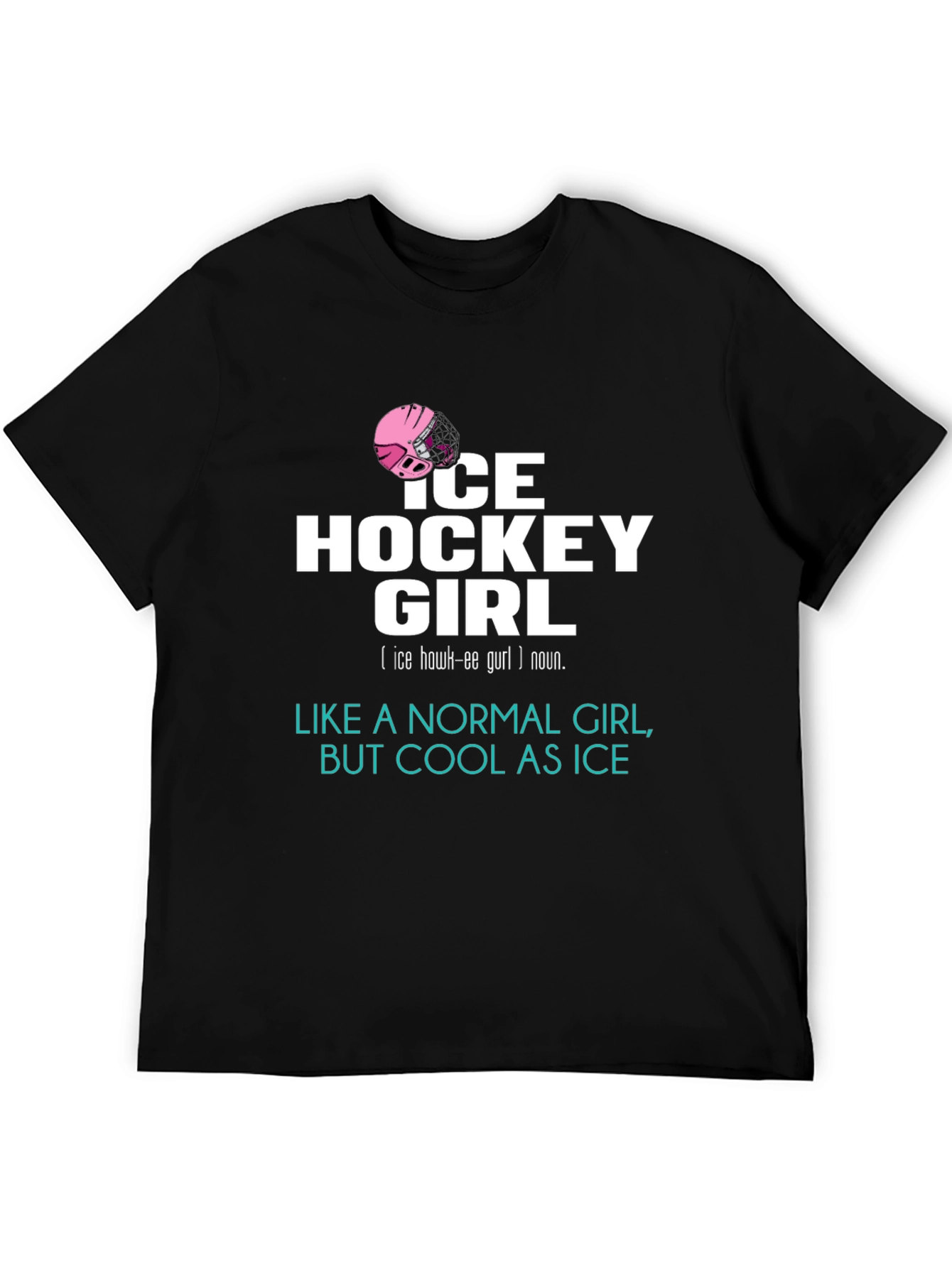 Ice Hockey Girl Tee - Cool & Unique Design