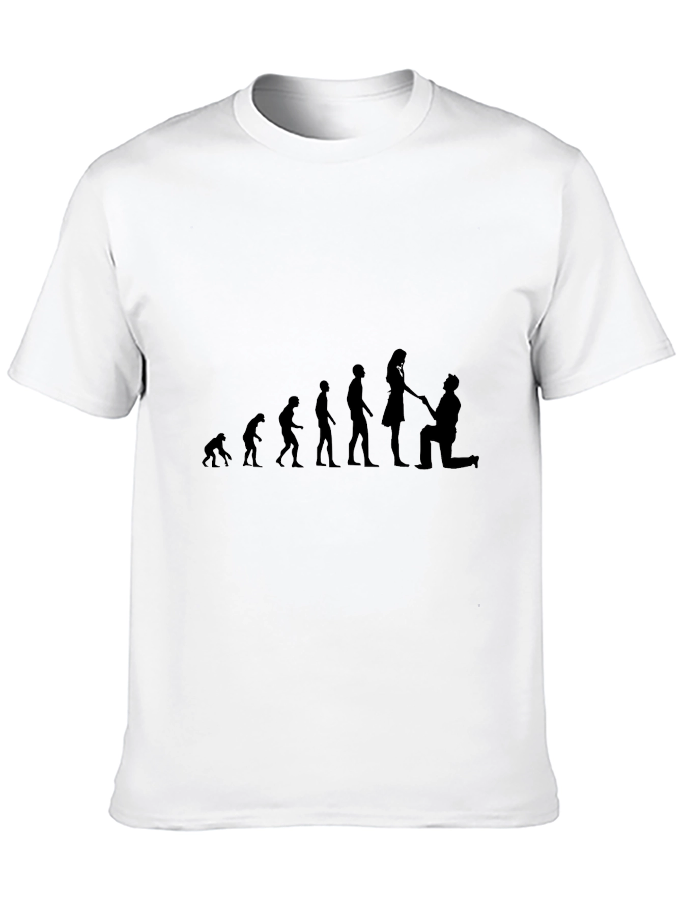 Evolution of Marriage T-Shirt - Black