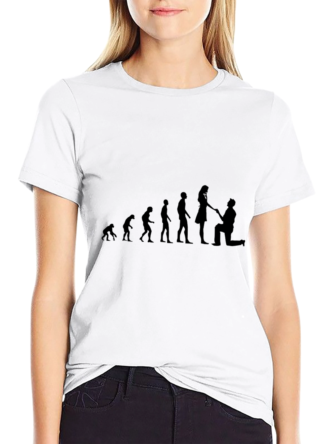 Evolution of Marriage T-Shirt - Black