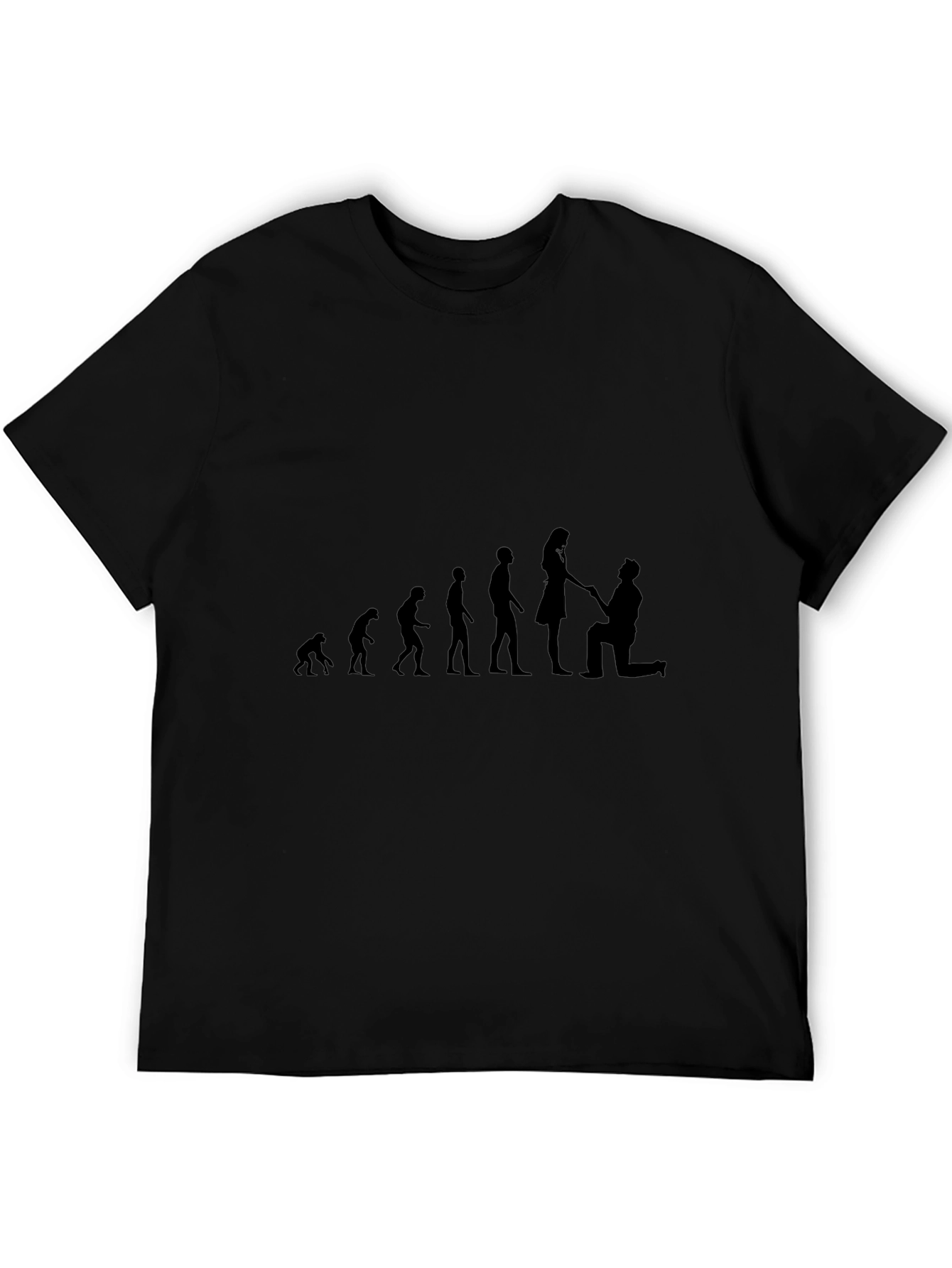 Evolution of Marriage T-Shirt - Black