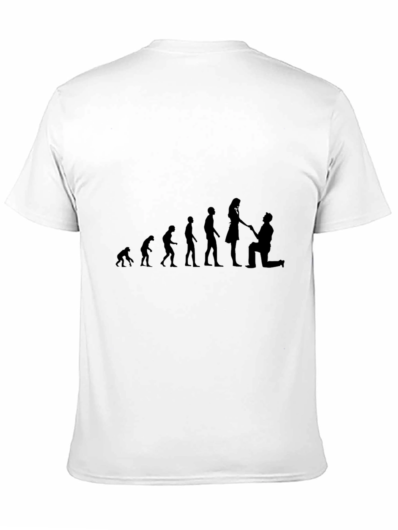 Evolution of Marriage T-Shirt - Black