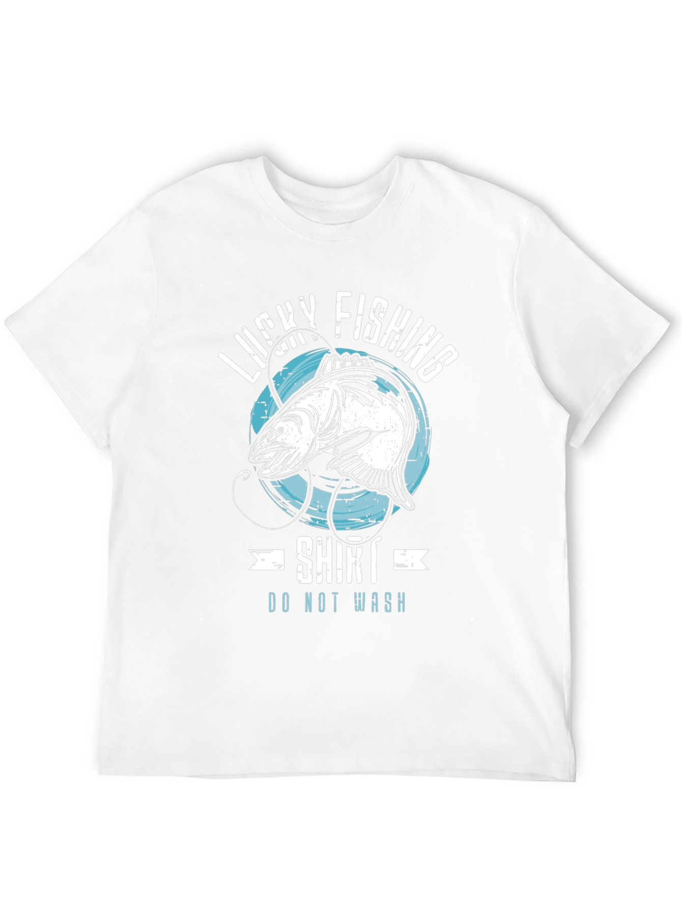 Lucky Fishing Shirt - Novelty Graphic Tee