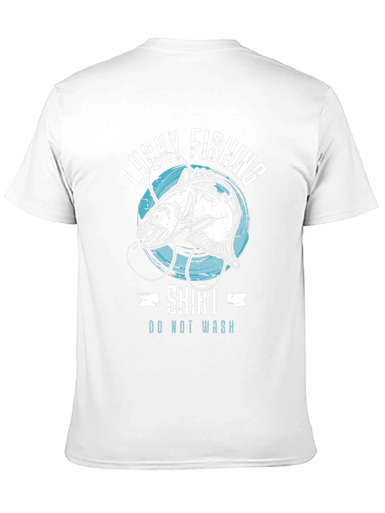 Lucky Fishing Shirt - Novelty Graphic Tee
