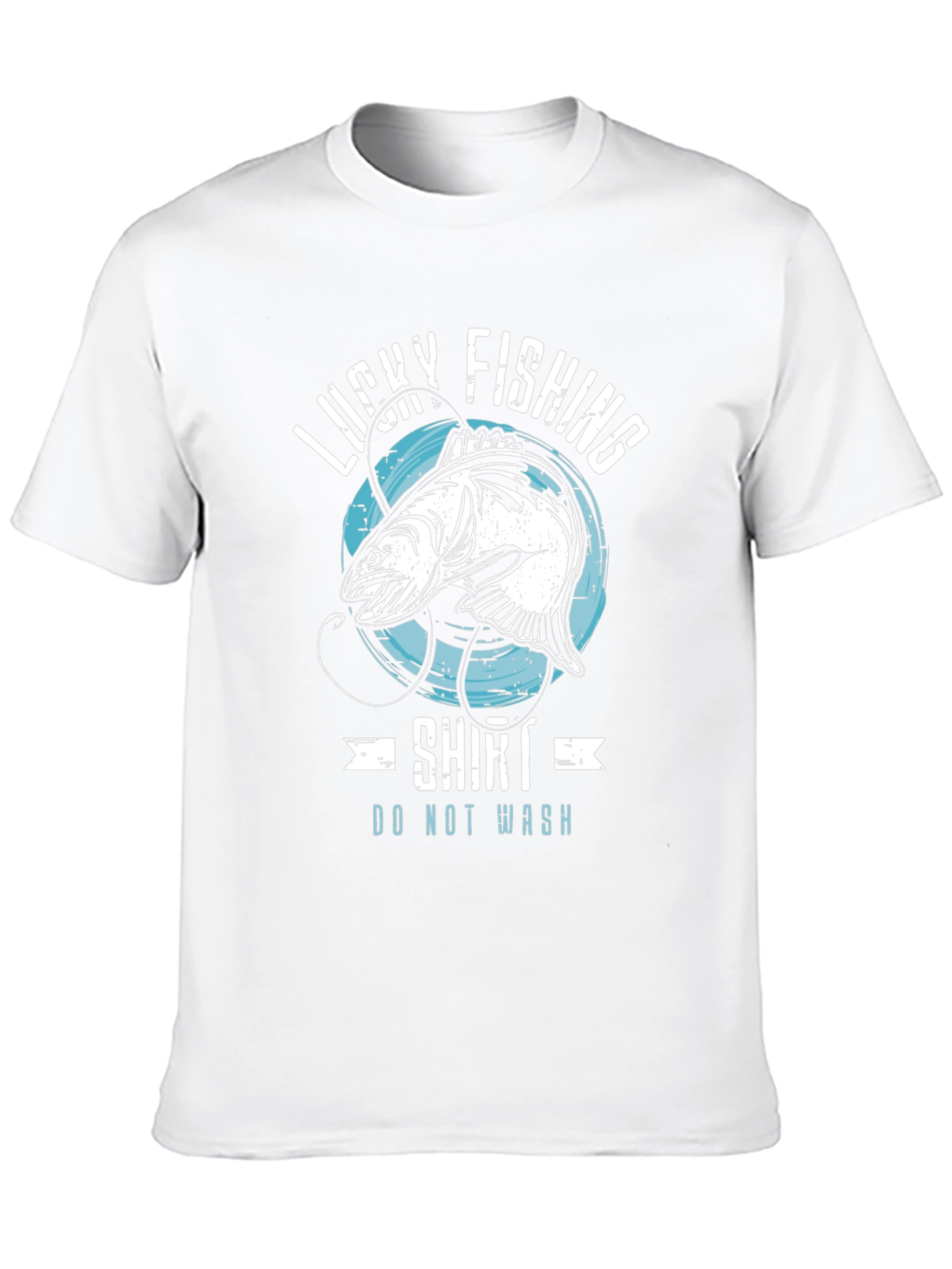 Lucky Fishing Shirt - Novelty Graphic Tee