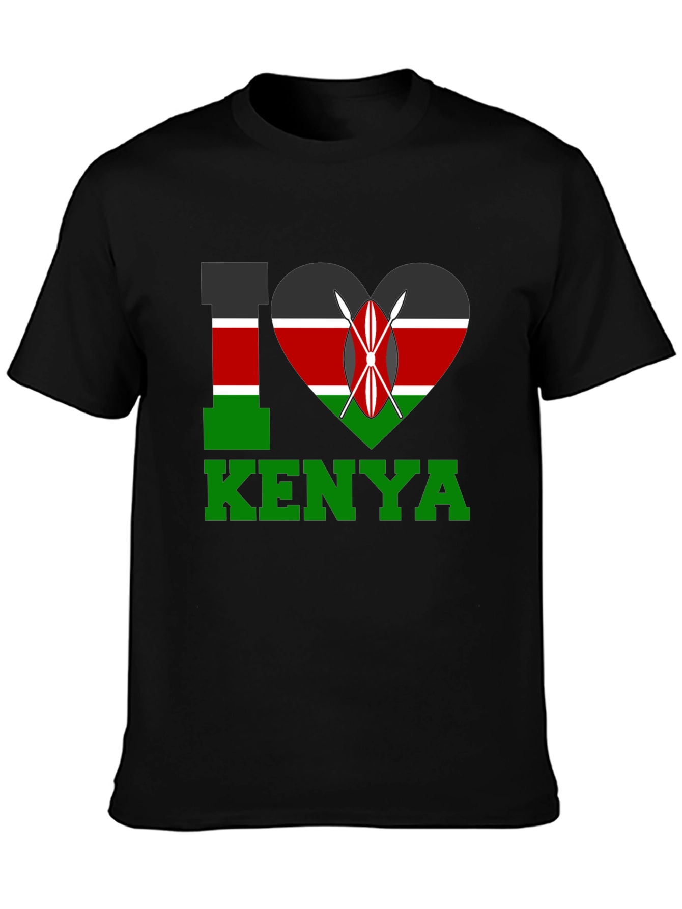I Love Kenya T-Shirt - National Pride