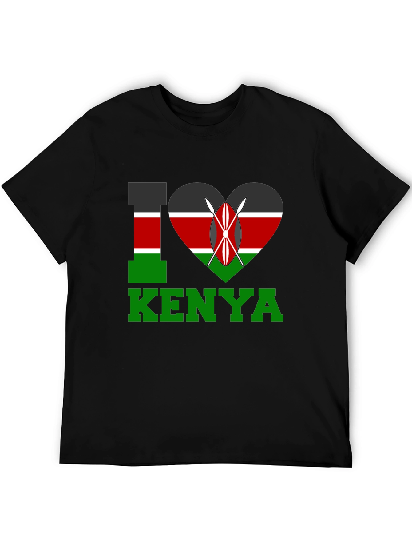 I Love Kenya T-Shirt - National Pride
