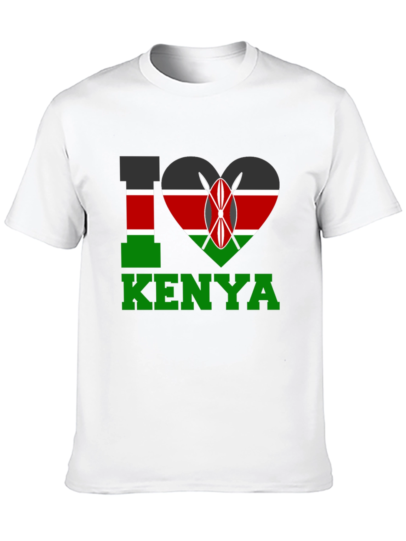 I Love Kenya T-Shirt - National Pride