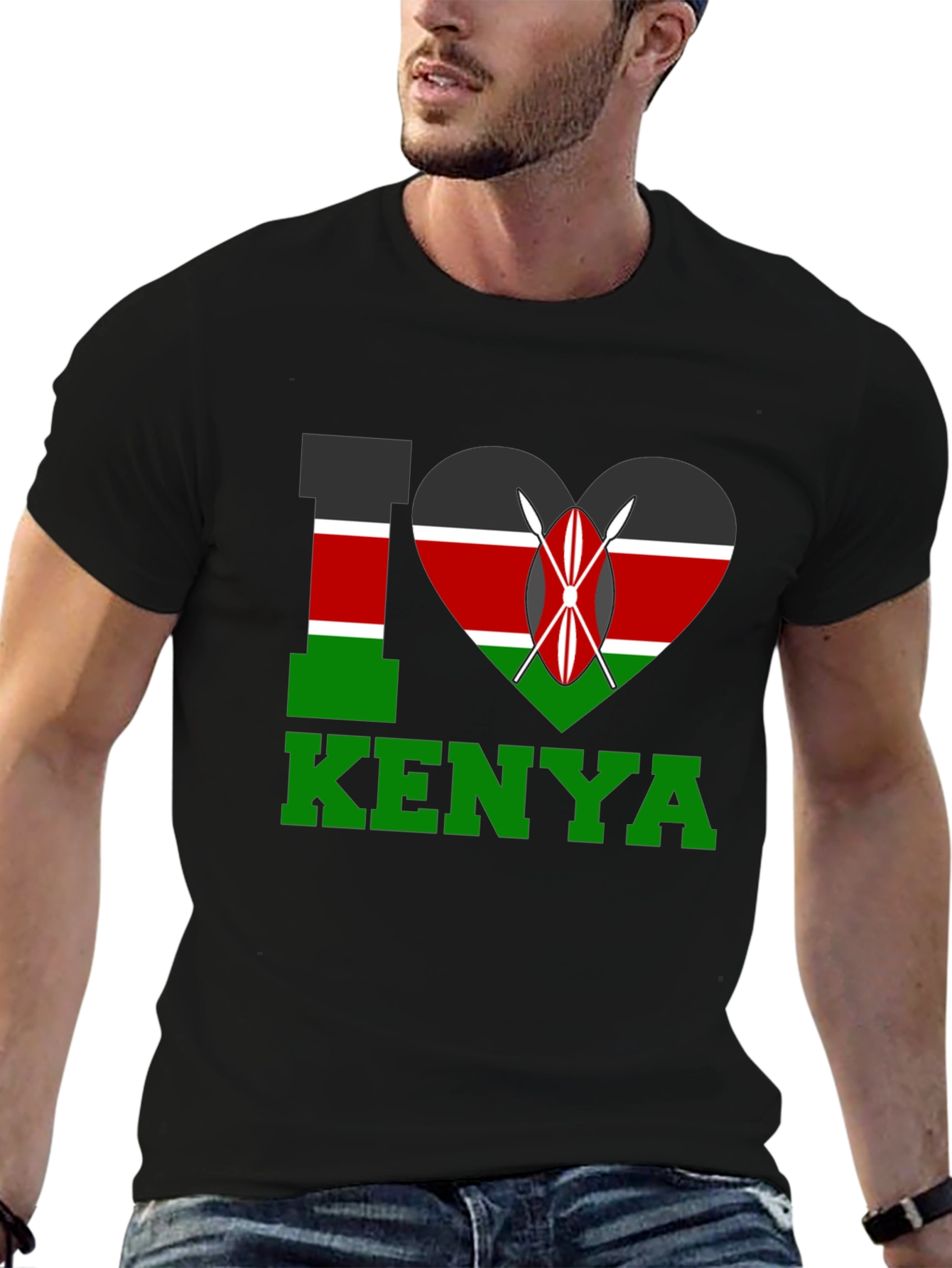 I Love Kenya T-Shirt - National Pride