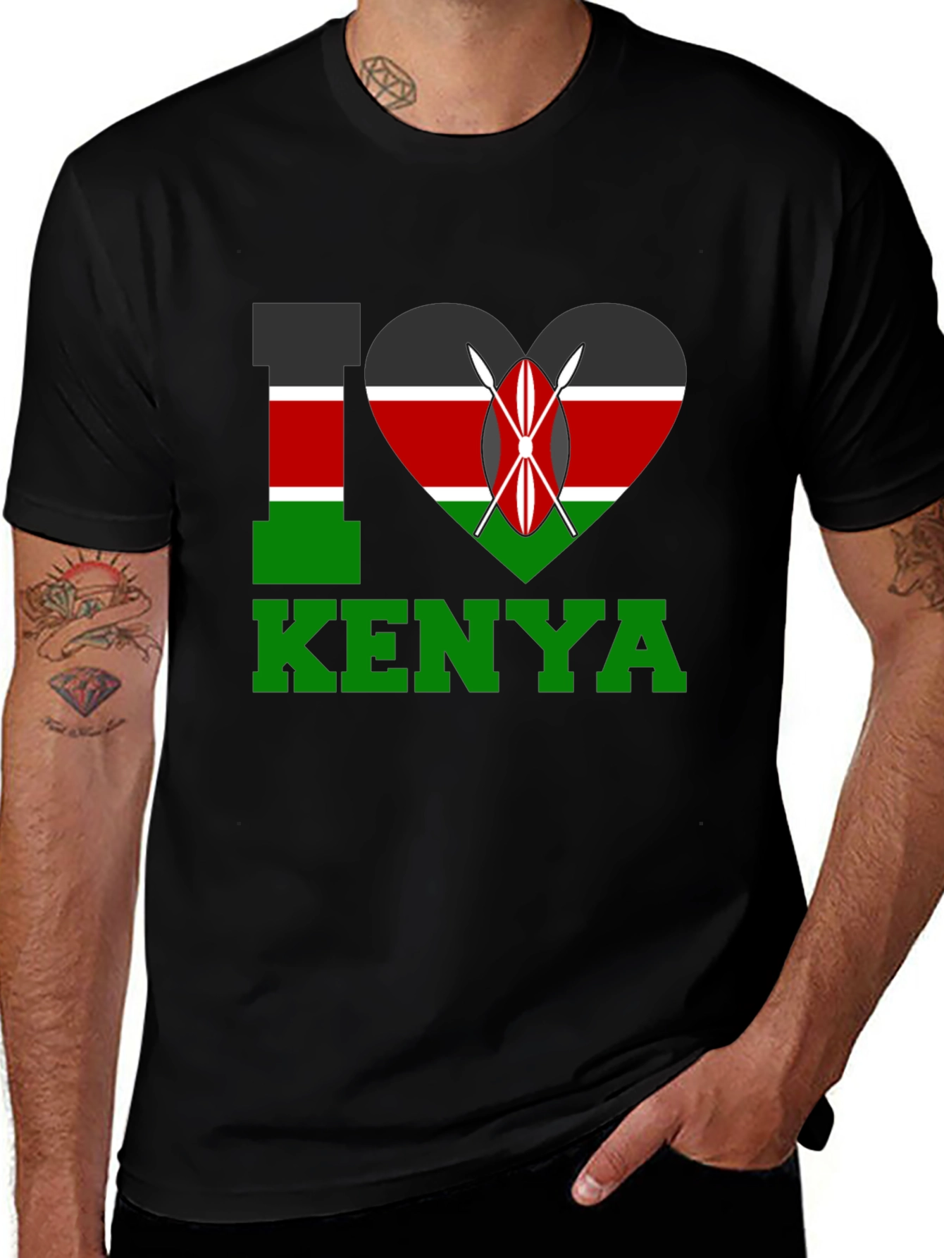 I Love Kenya T-Shirt - National Pride