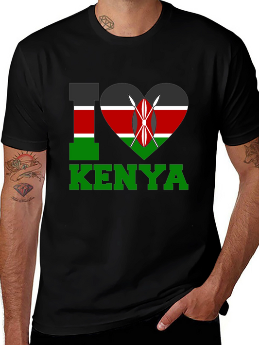 I Love Kenya T-Shirt - National Pride