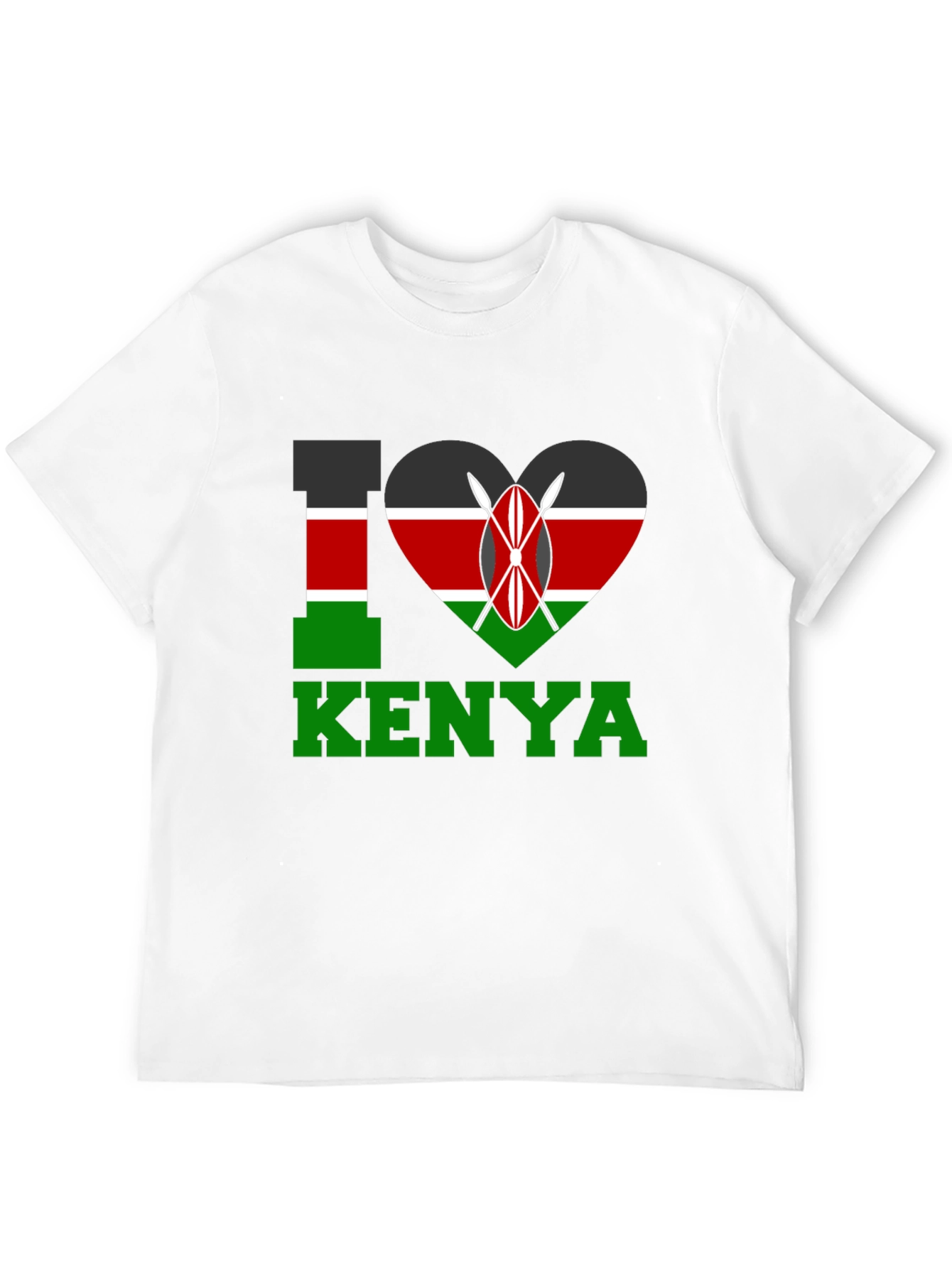 I Love Kenya T-Shirt - National Pride