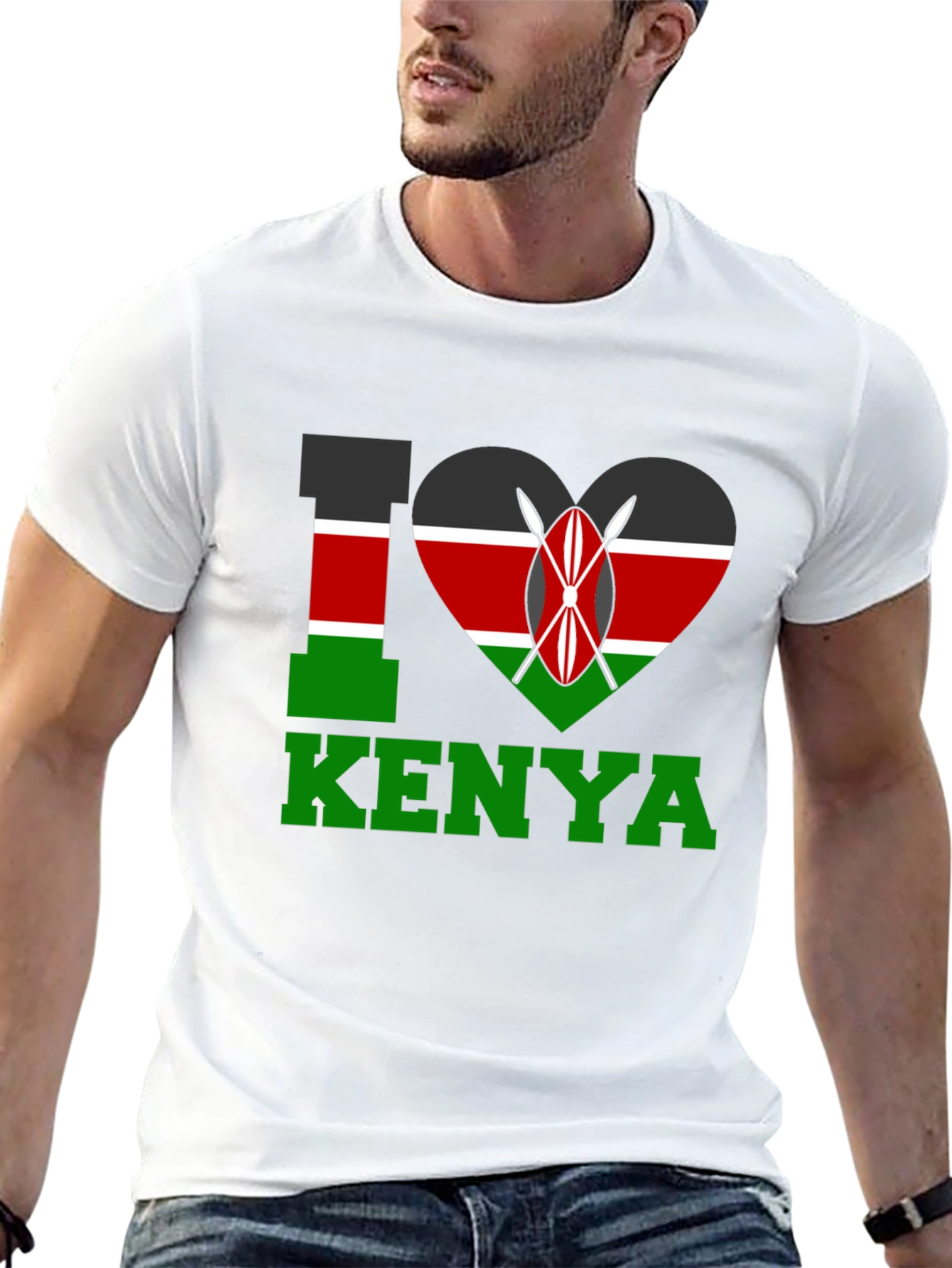 I Love Kenya T-Shirt - National Pride