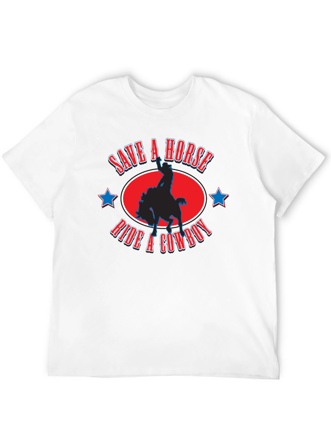 Save A Horse Ride A Cowboy Graphic T-Shirt