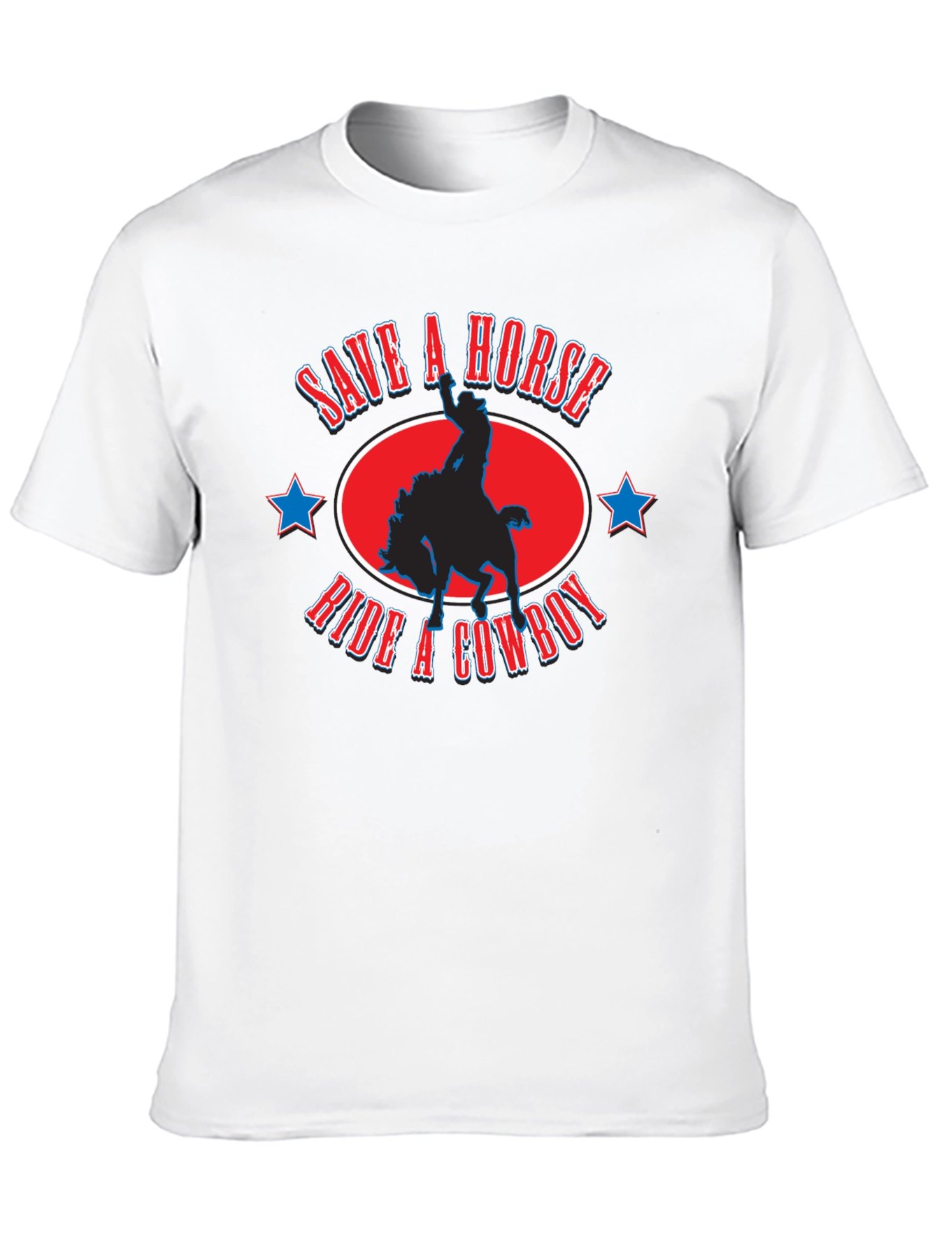 Save A Horse Ride A Cowboy Graphic T-Shirt