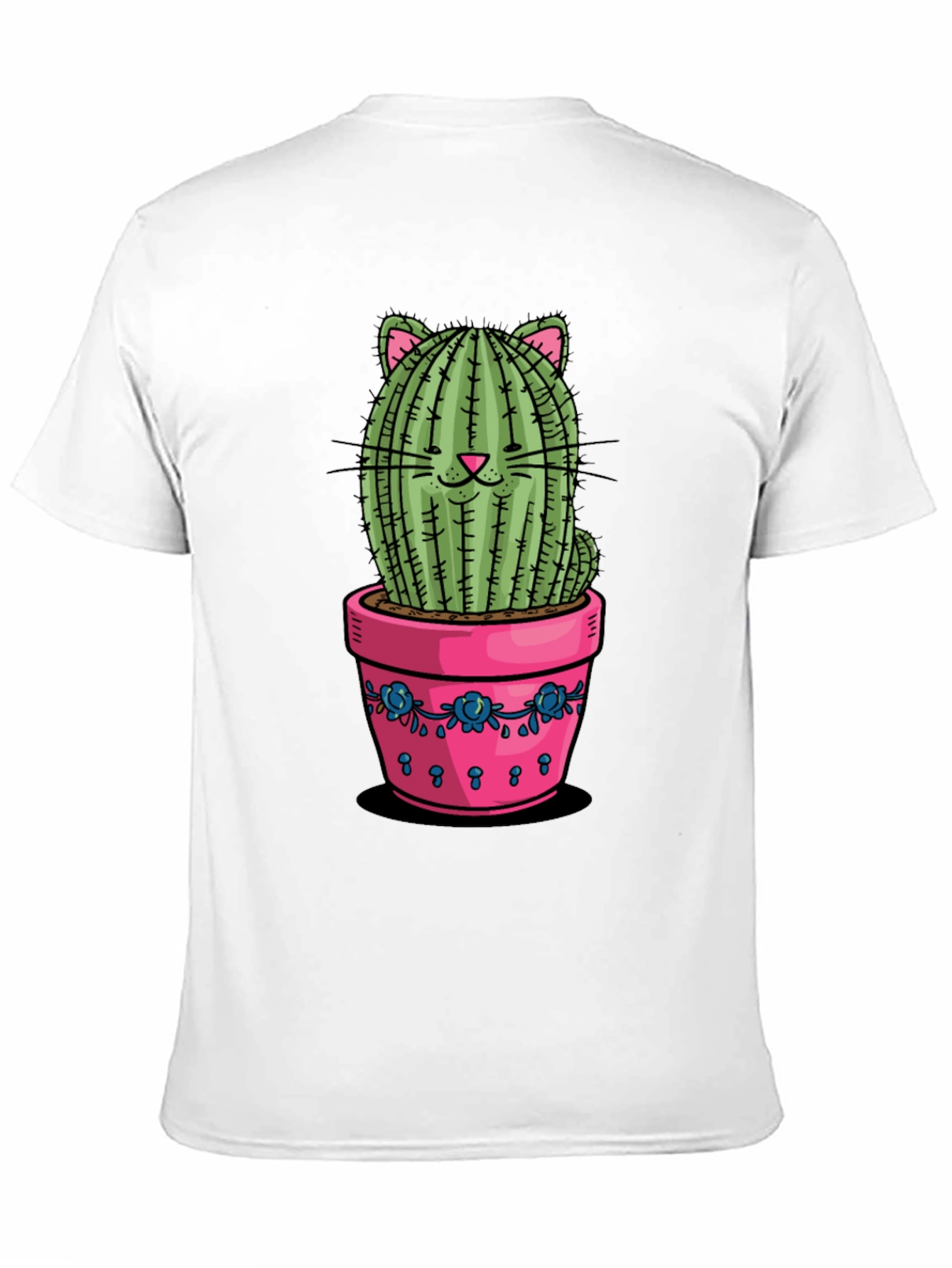 Cat Cactus Potted T-Shirt