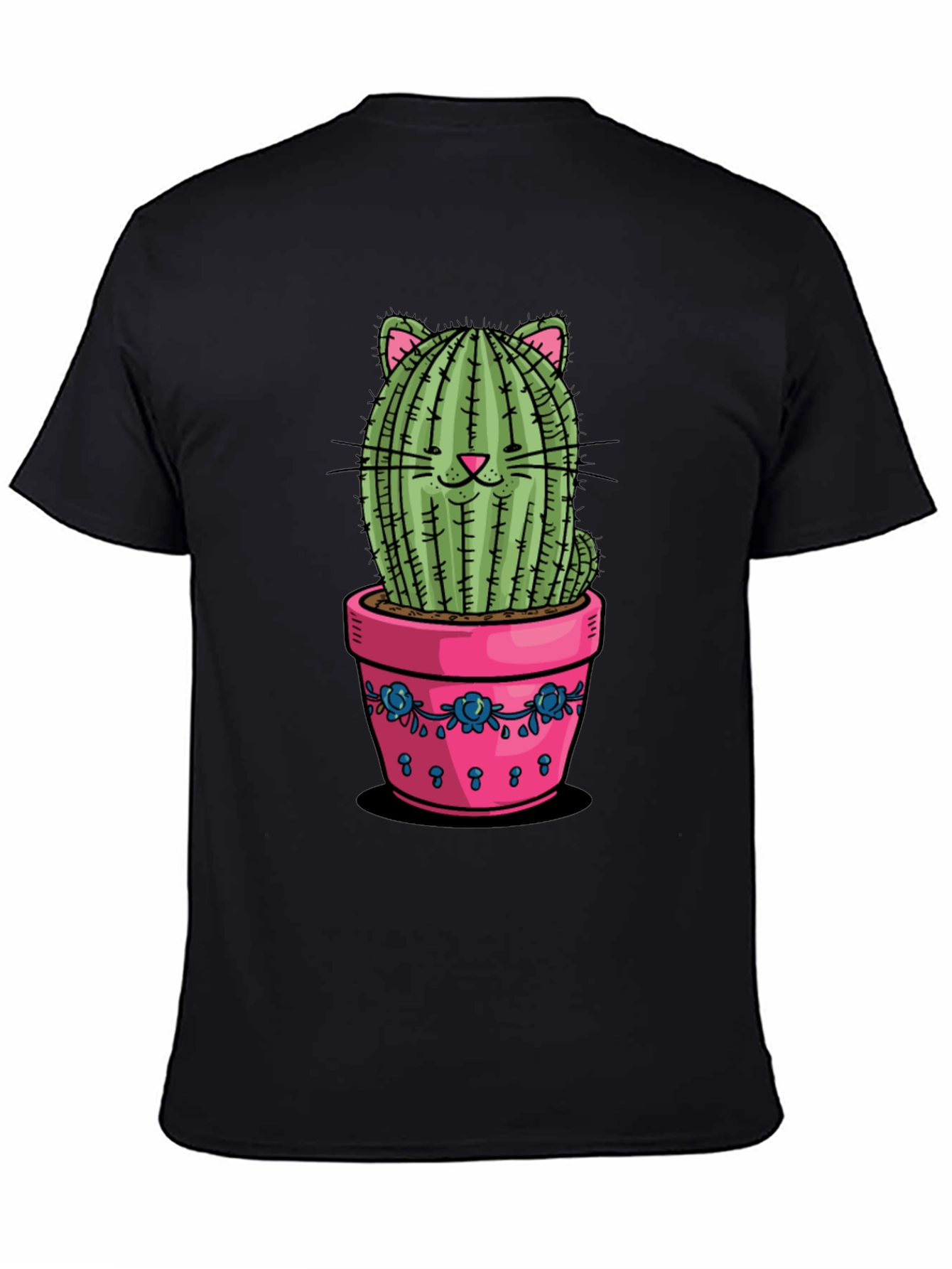 Cat Cactus Potted T-Shirt