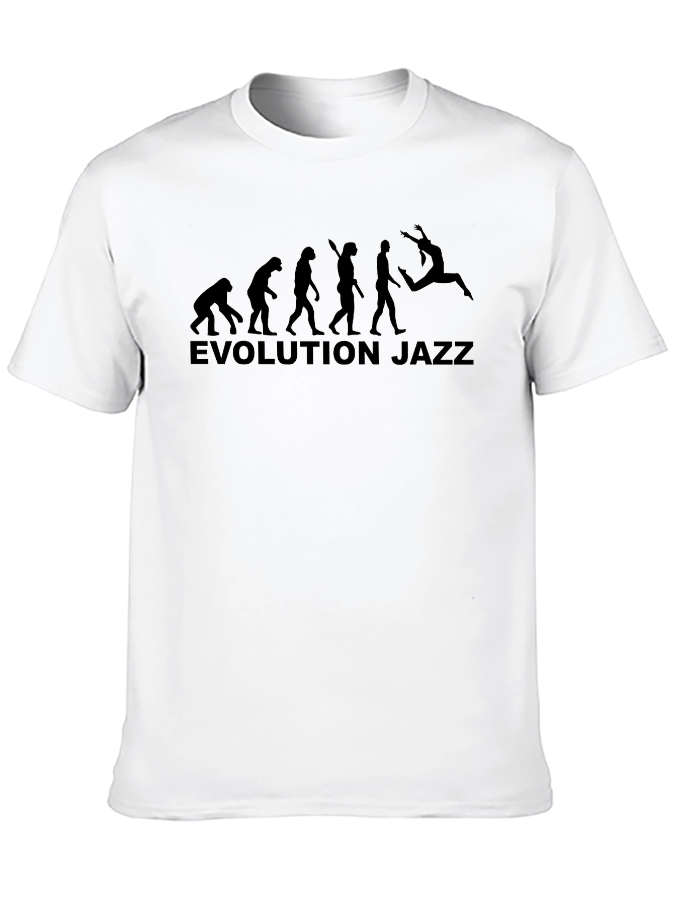 Evolution of Jazz T-Shirt - Black Cotton Tee