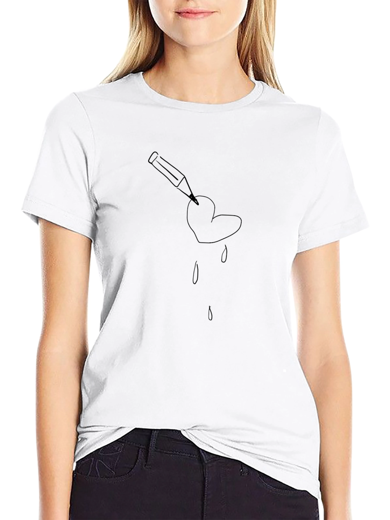 Bleeding Heart Tee - Graphic T-Shirt