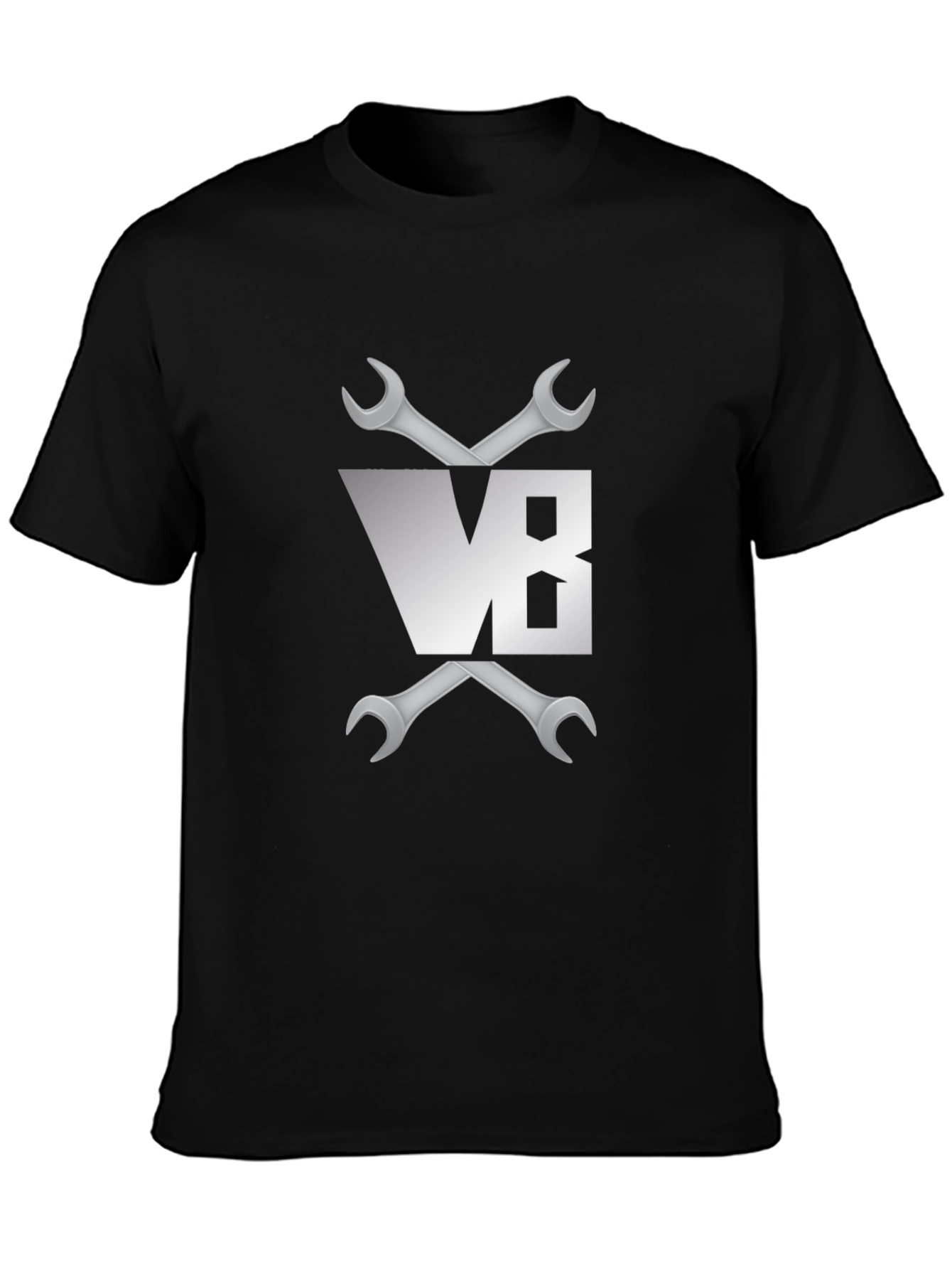 V8 Engine Mechanic Tee - Black