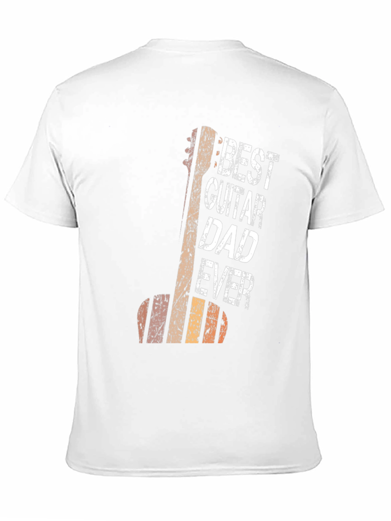 Best Guitar Dad Ever Black T-Shirt