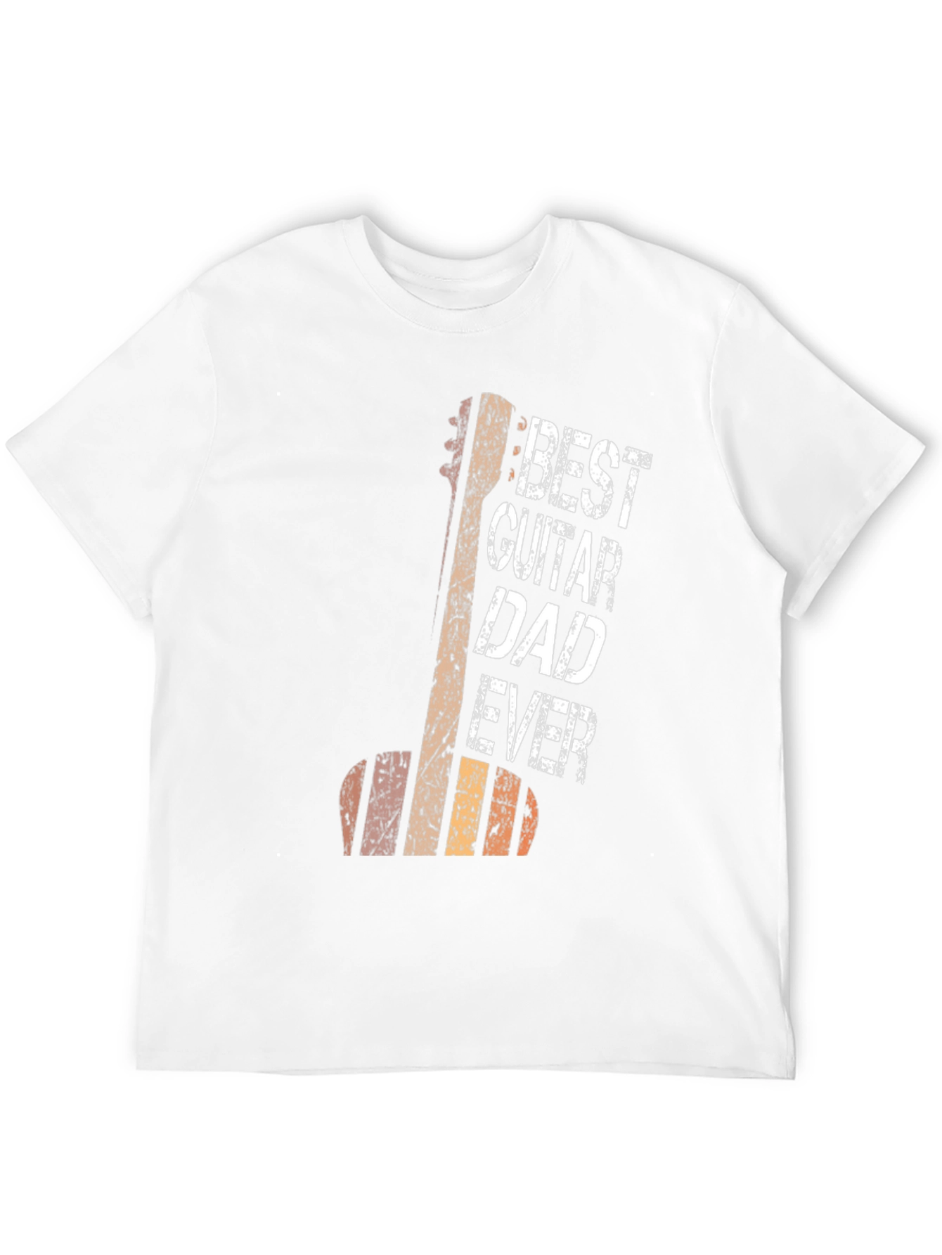 Best Guitar Dad Ever Black T-Shirt