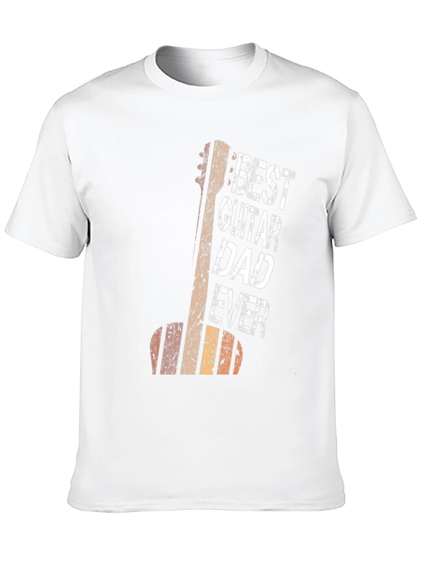 Best Guitar Dad Ever Black T-Shirt