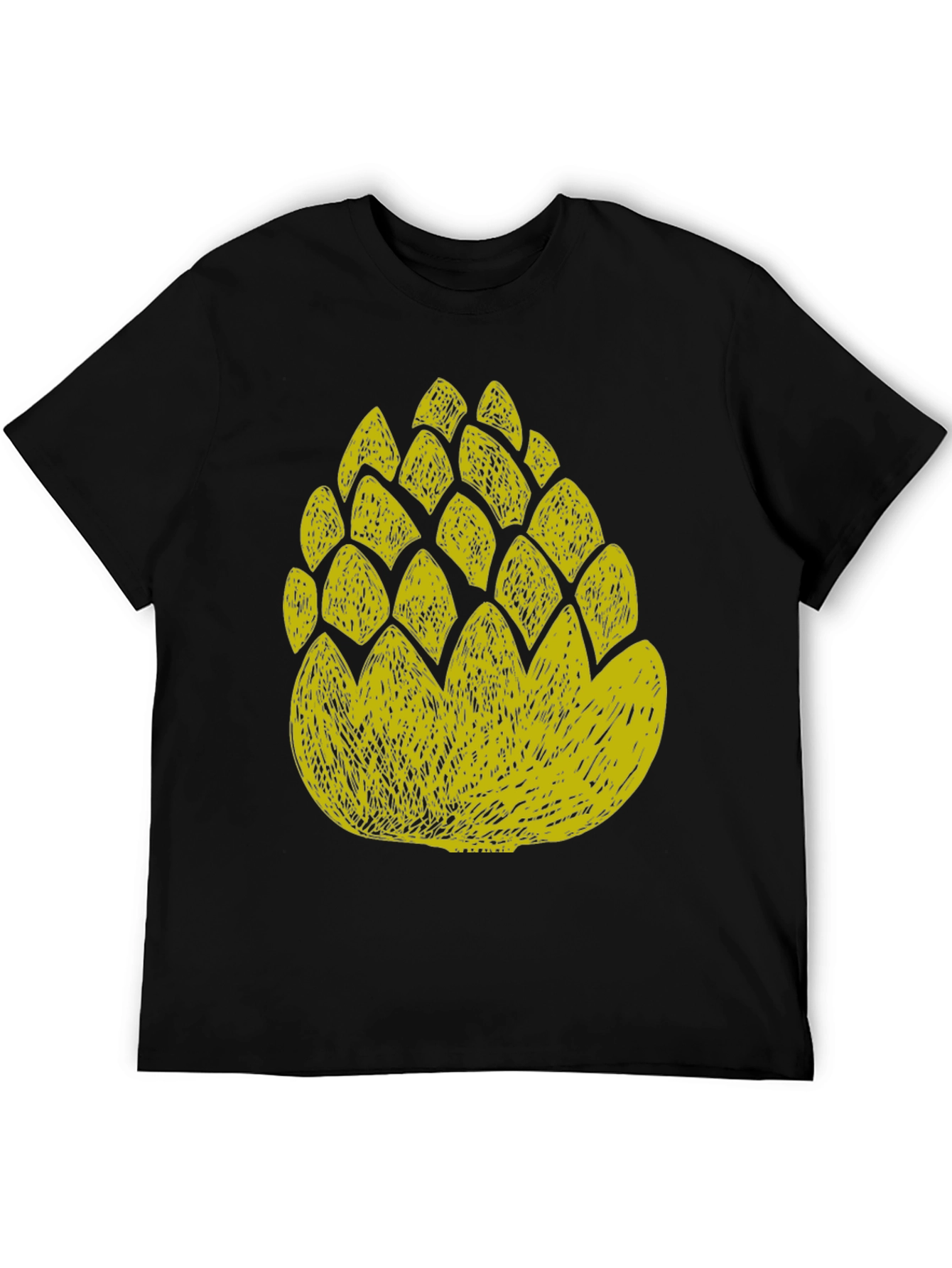 Hop Cone Graphic T-Shirt - Black