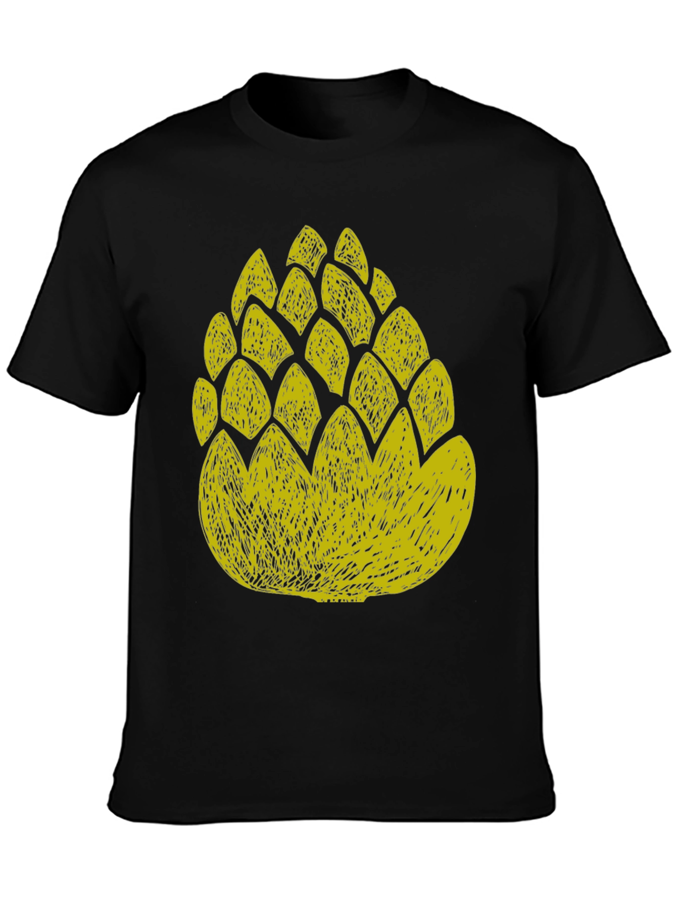 Hop Cone Graphic T-Shirt - Black